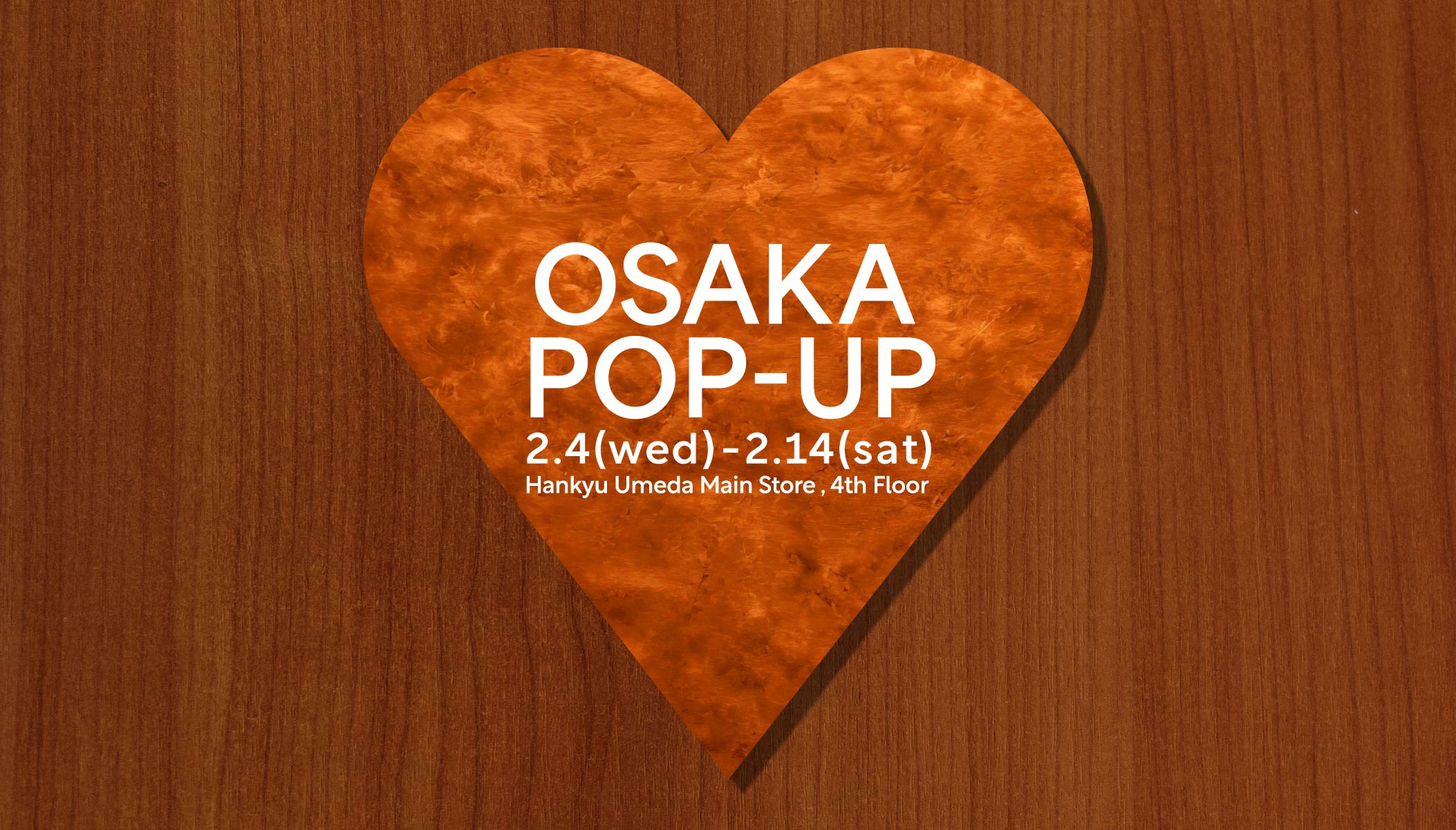 OSAKA POPUP開催!