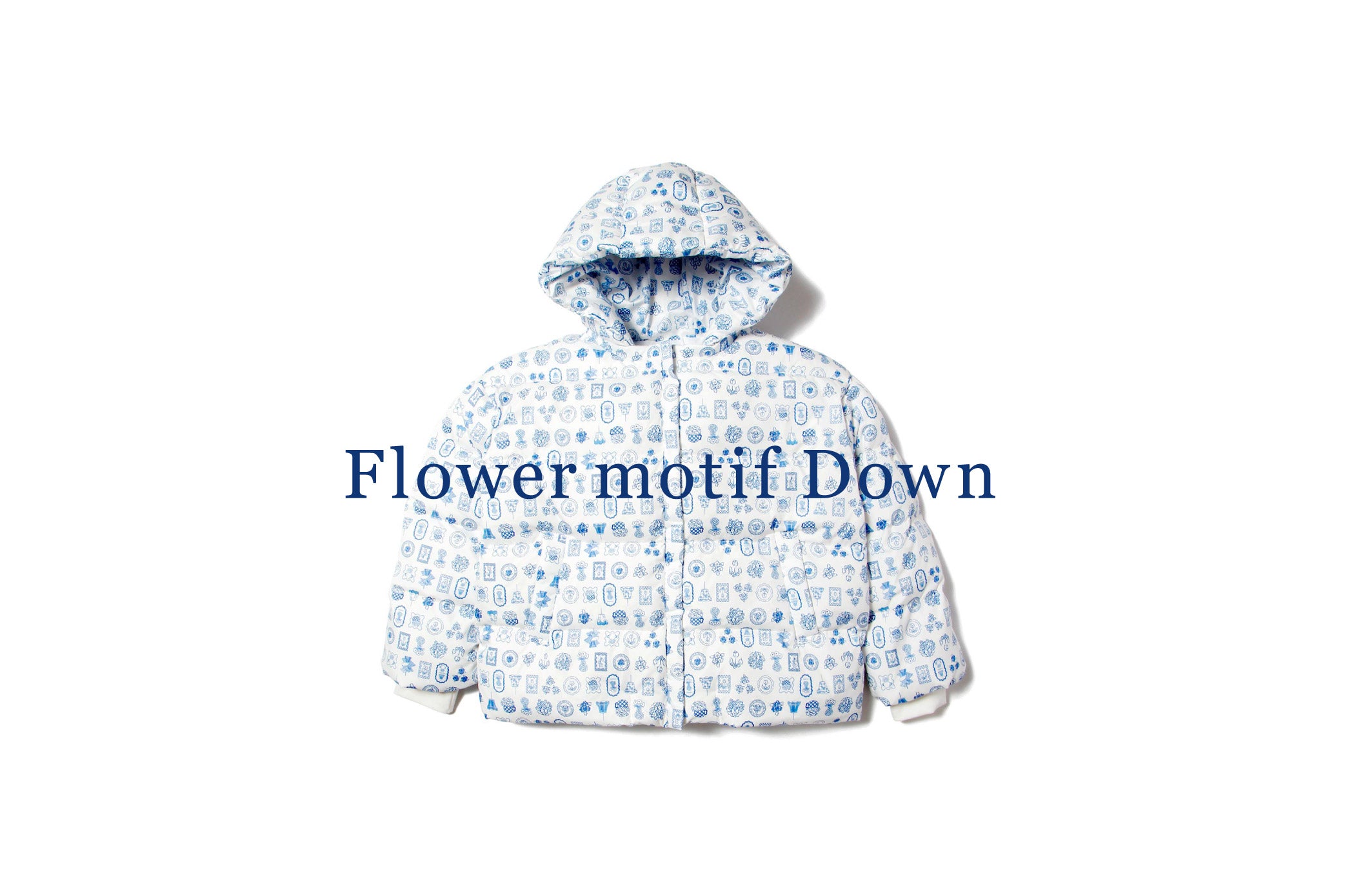 POPPYフラワーモチーフダウン登場!