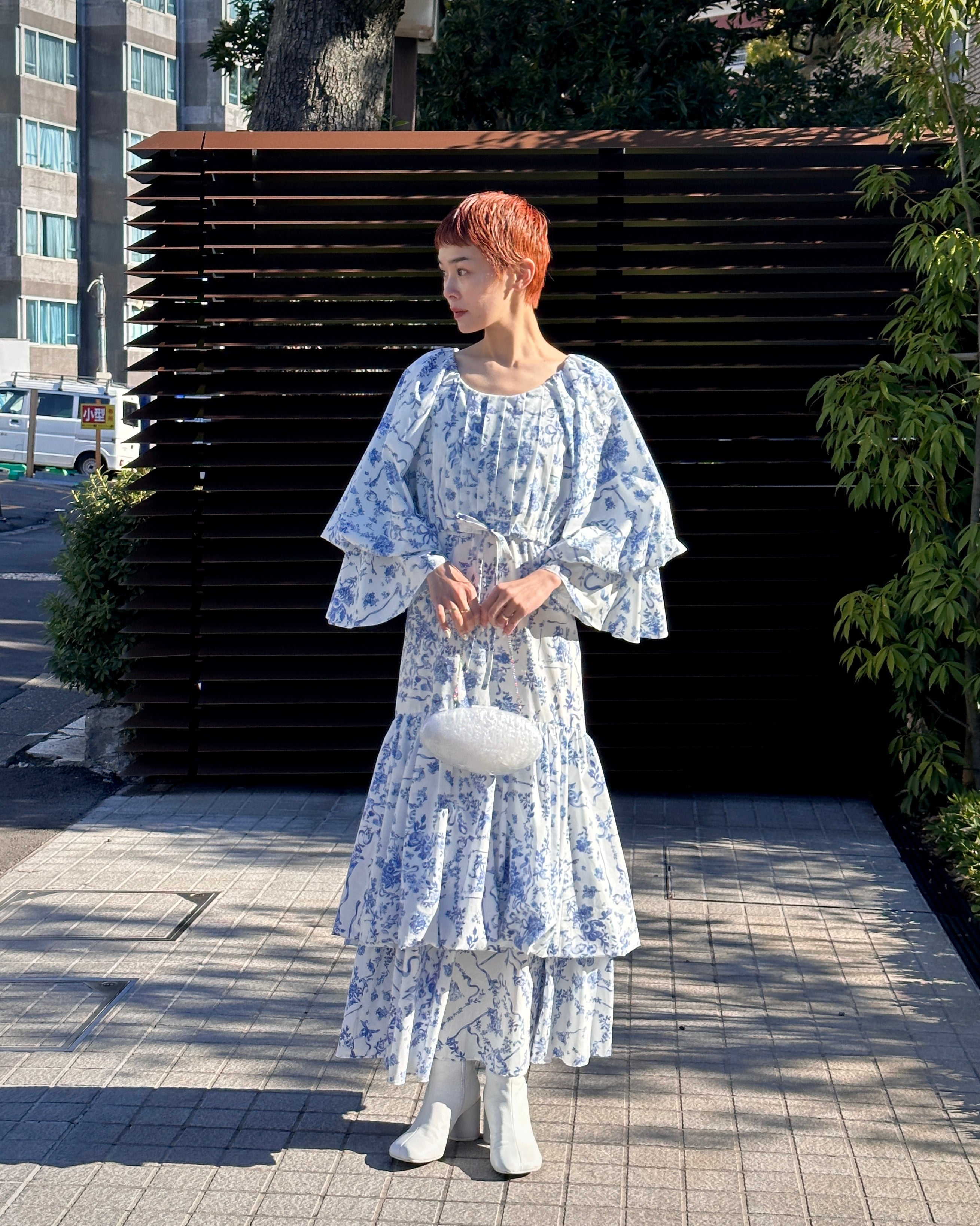 Poppy ドレス uneune organdy cami dress