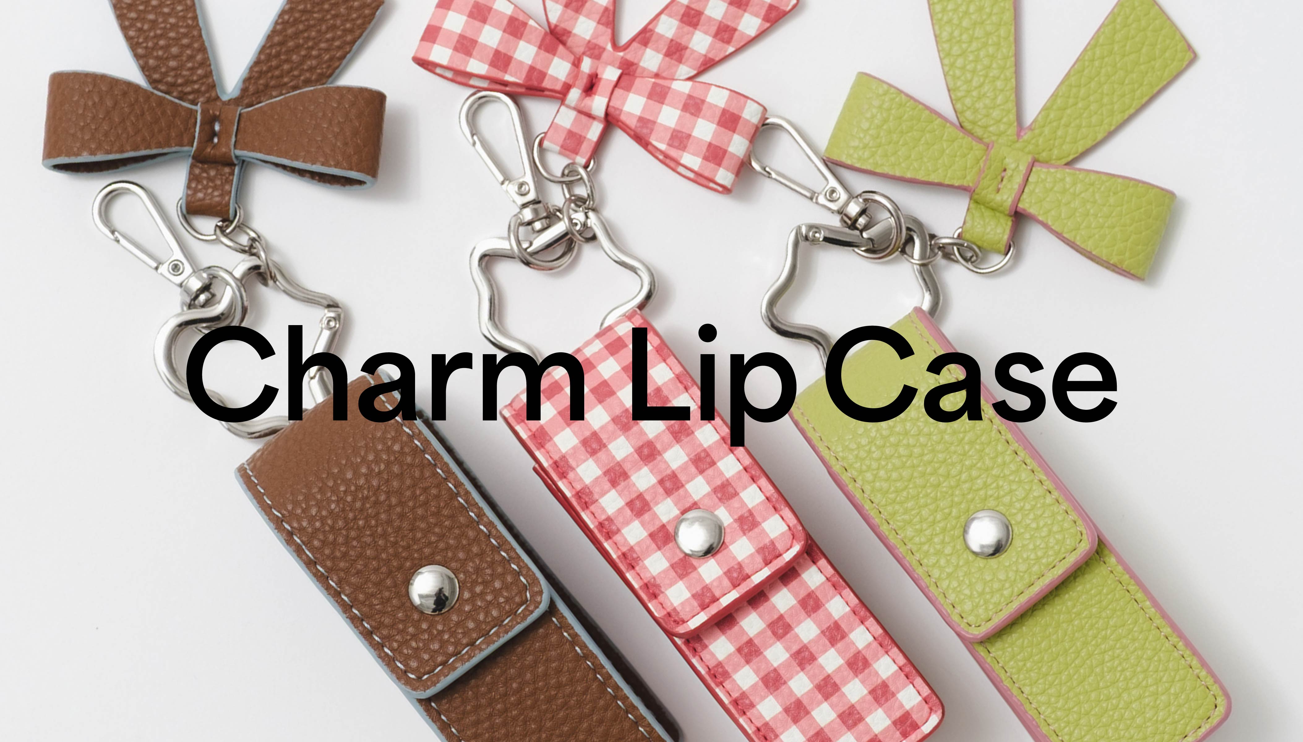 poppy Charm lip case ギンガム　新品 web_-01_66102806-a34a-4bfd-