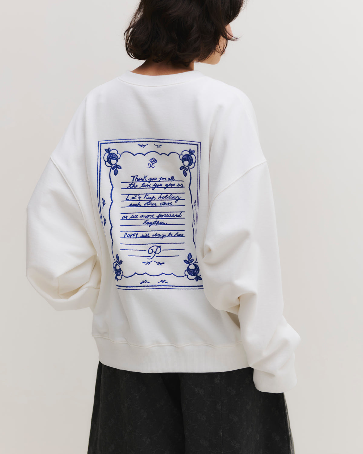 刺繡字母衛衣