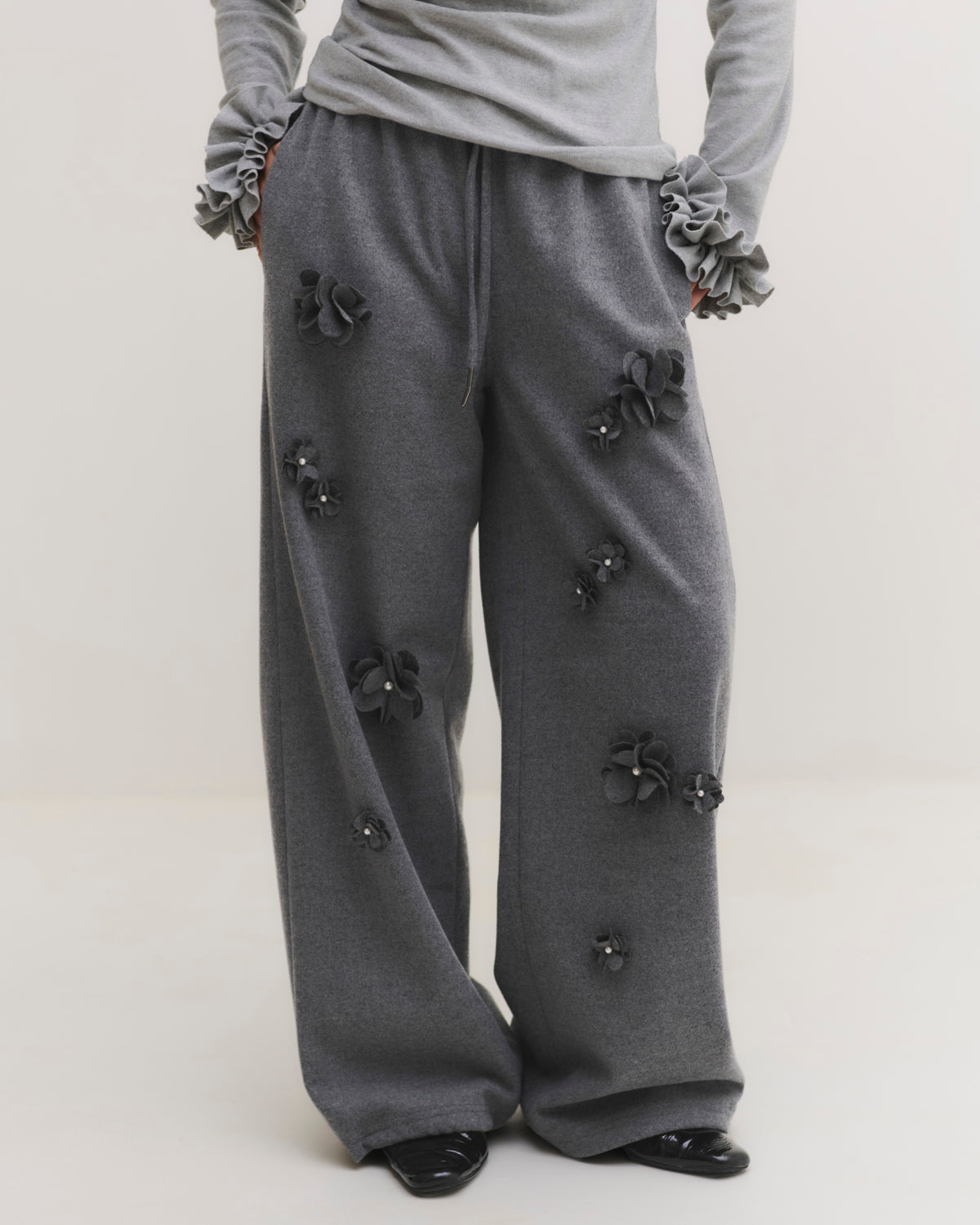 Melton fleur pants