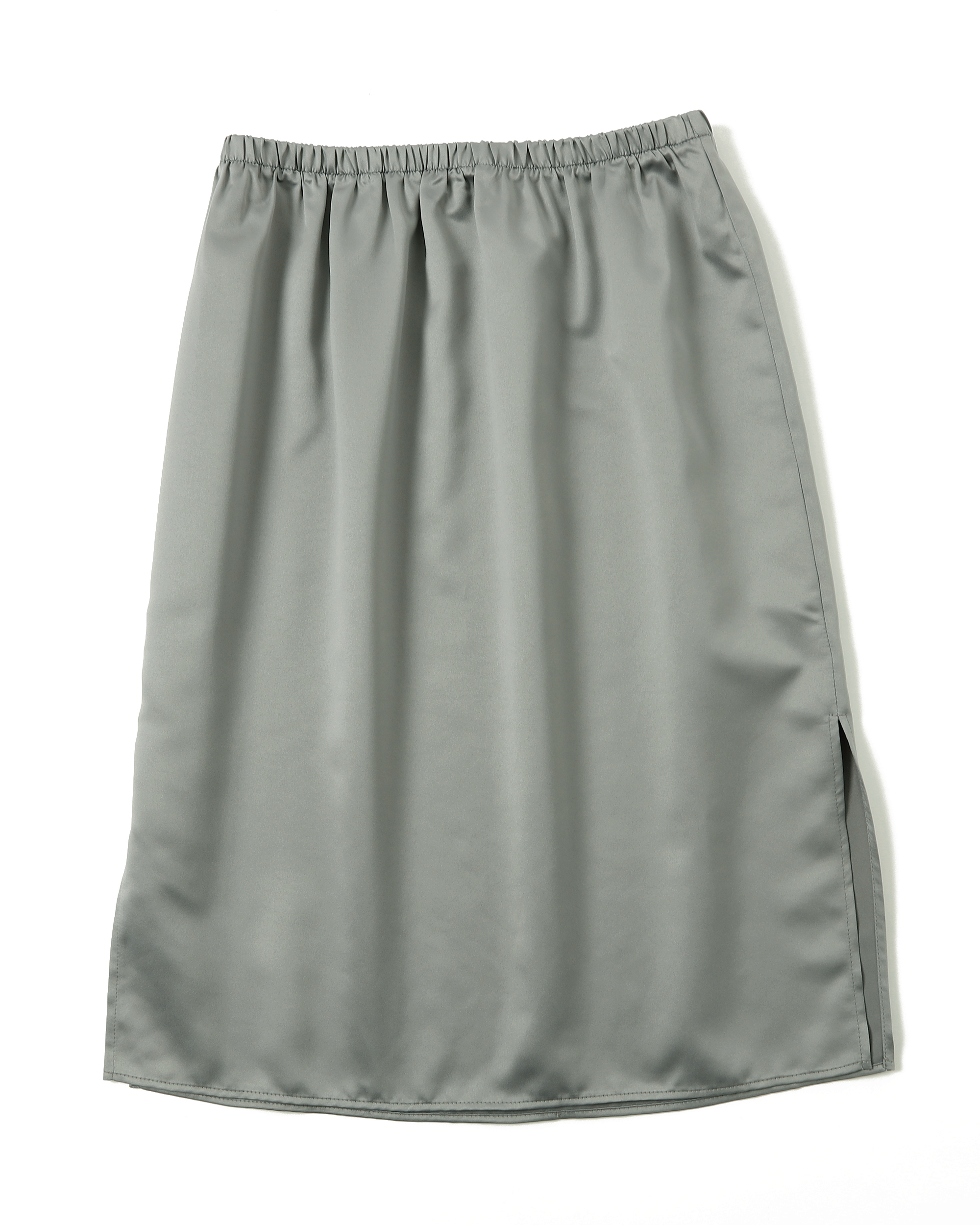 Handkerchief hem lace skirt (white/gray)