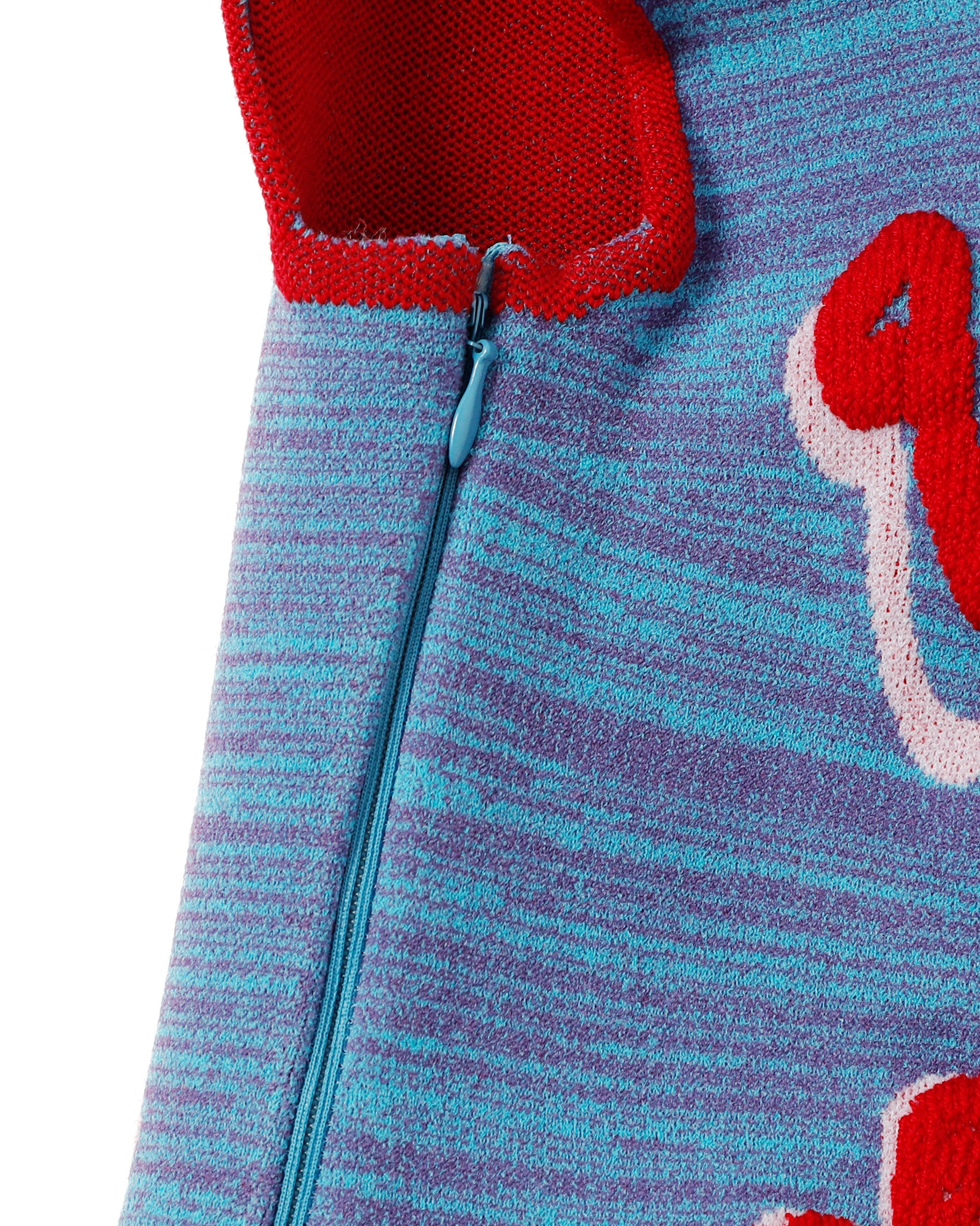 <b>Nadia Wire</b><br>my mission dress (melange turquoise/red)