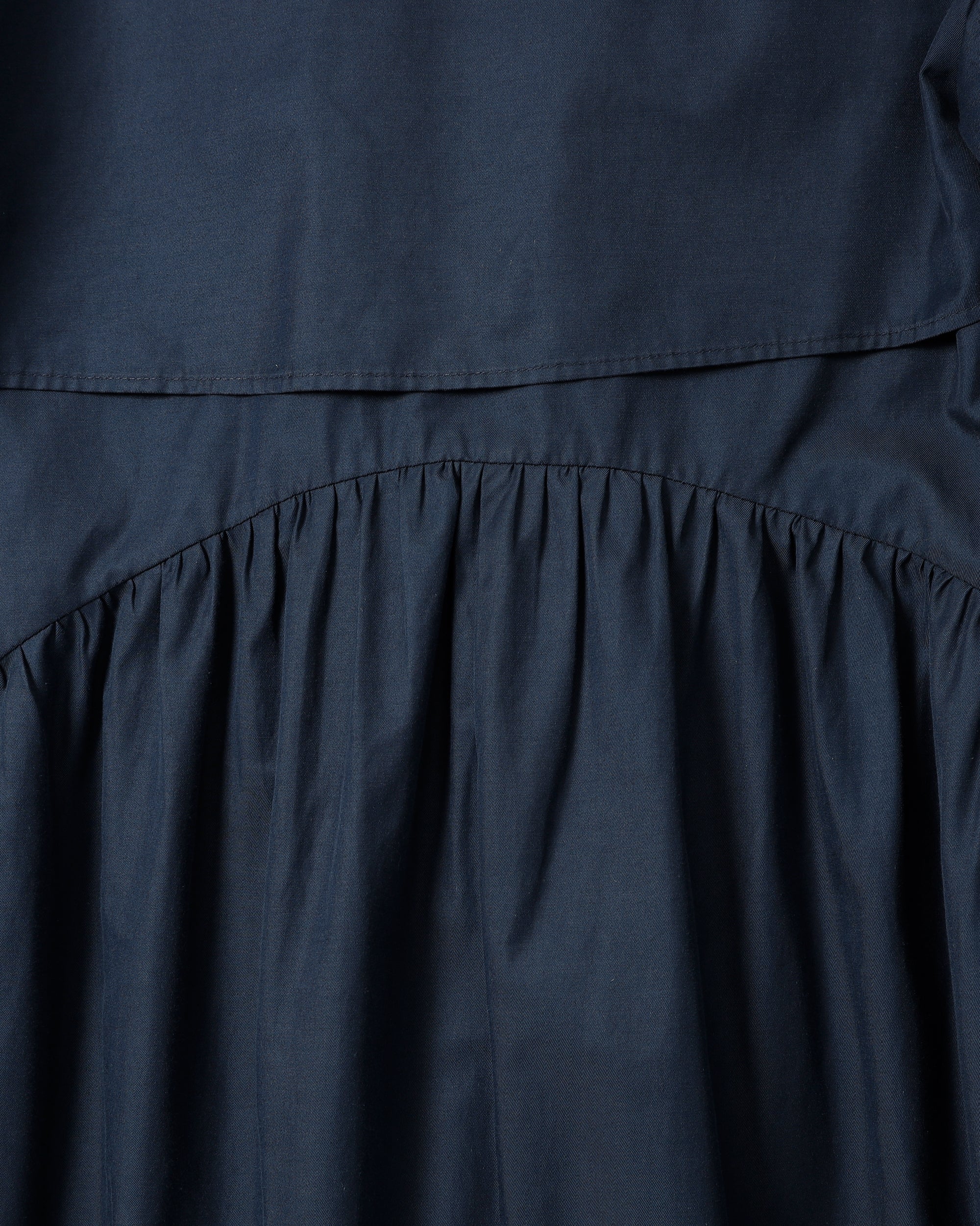 Balloon gather coat (navy)