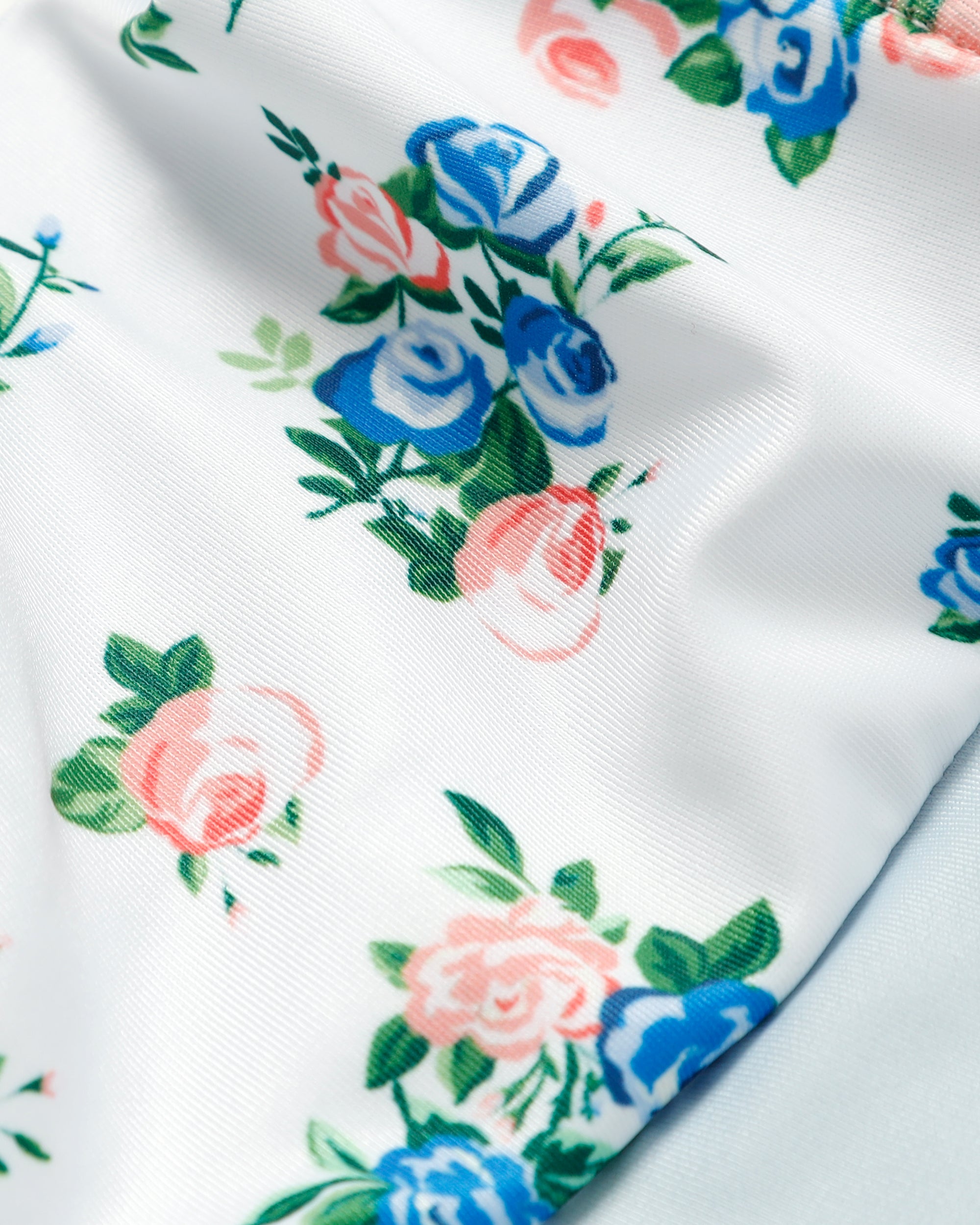 flower puff sleeve bikini