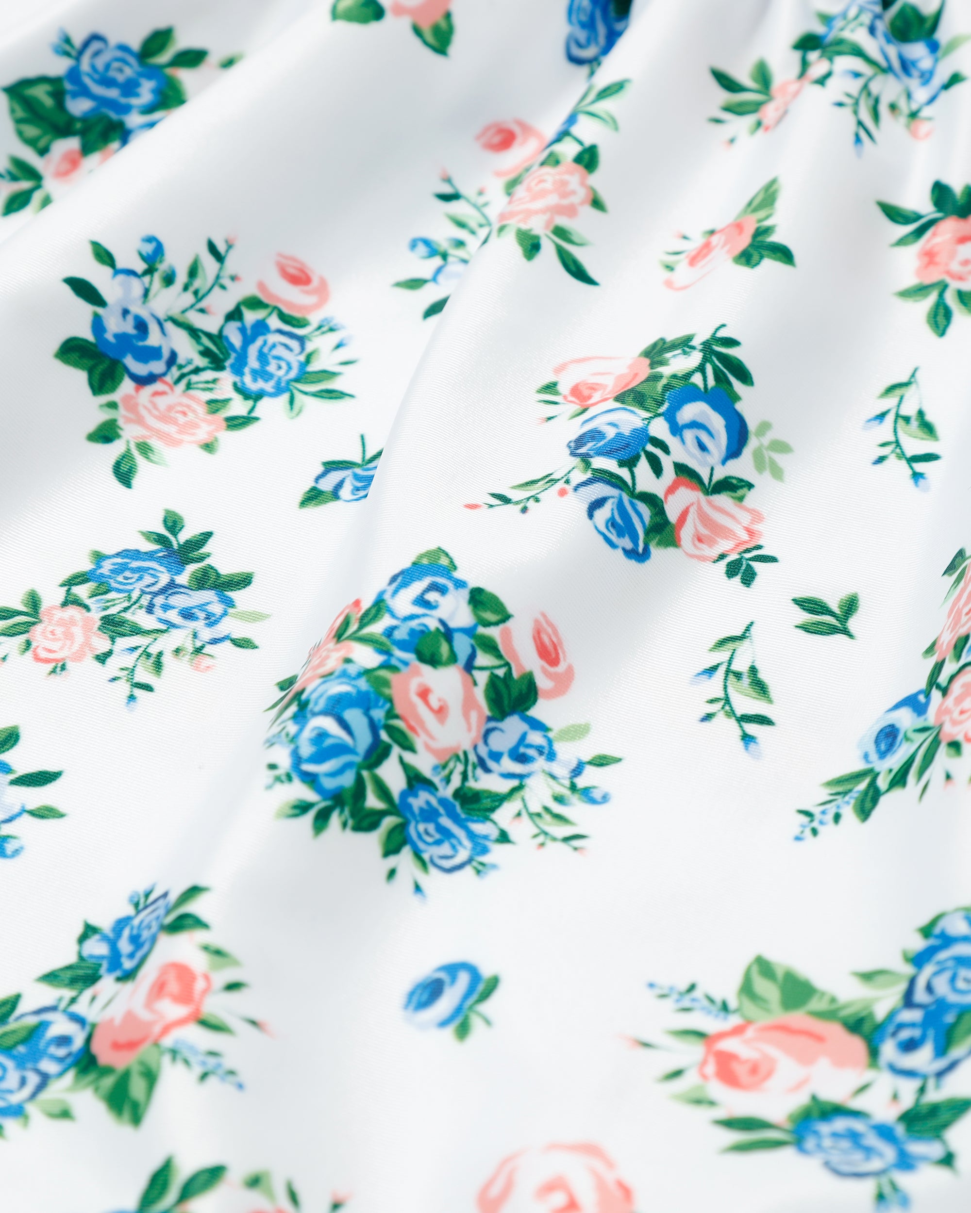 Shoulder ribbon shirring bikini