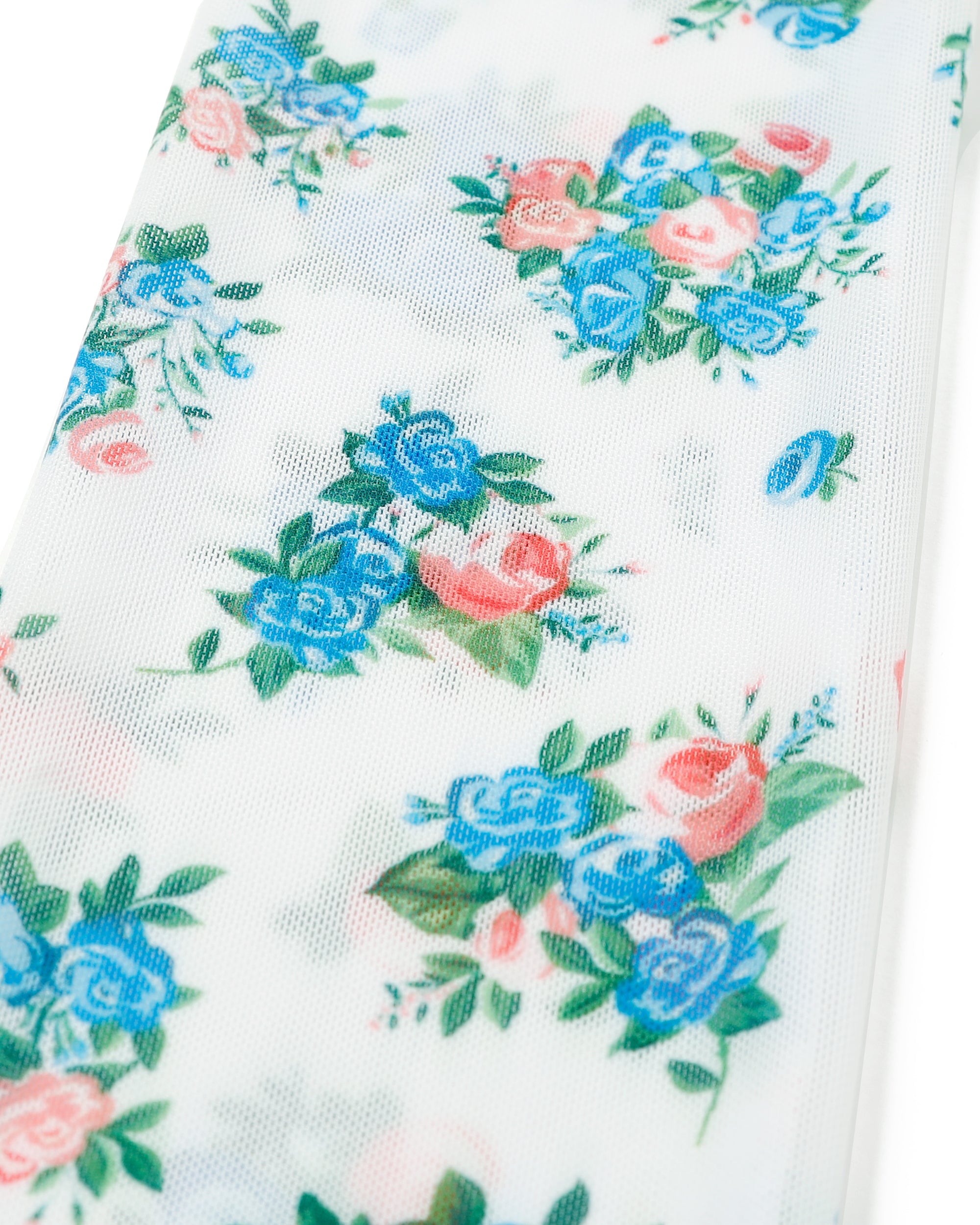 flower puff sleeve bikini