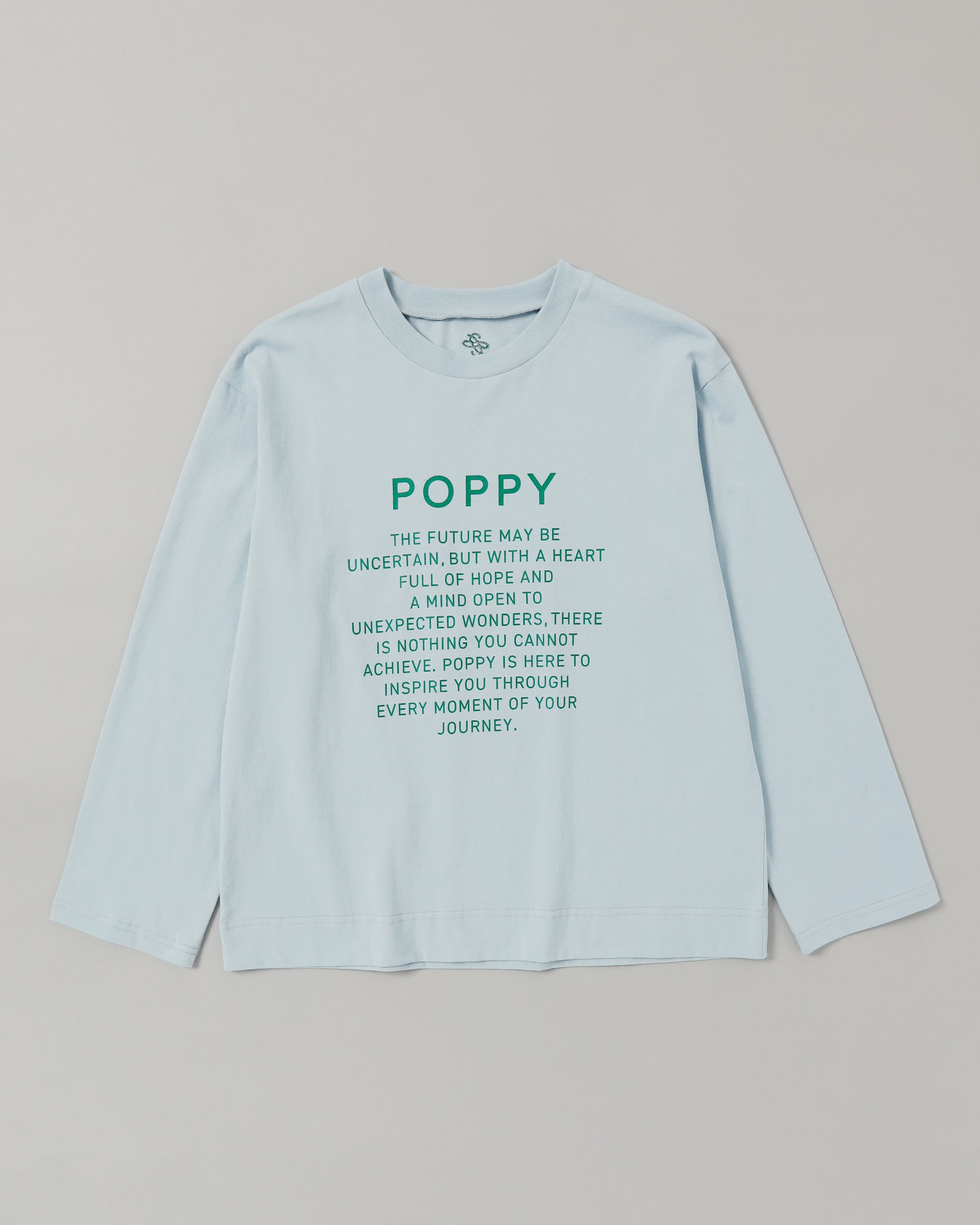 POPPY print long t-shirt (pink)