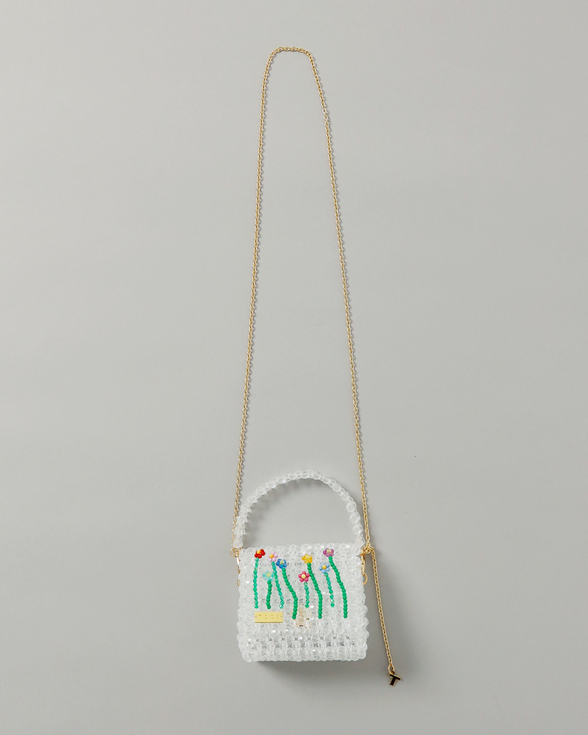 <b>TOOS</b><br>three way chain bag mini (flower)