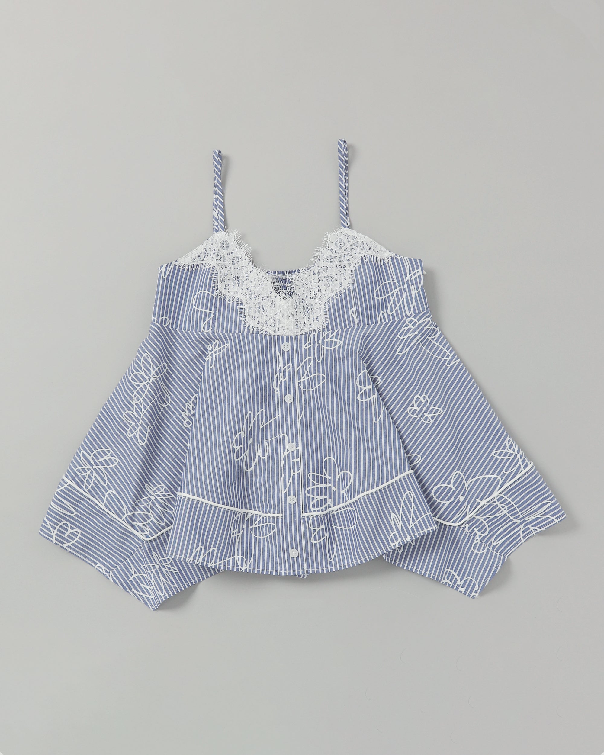 Handkerchief hem tunic (light blue)