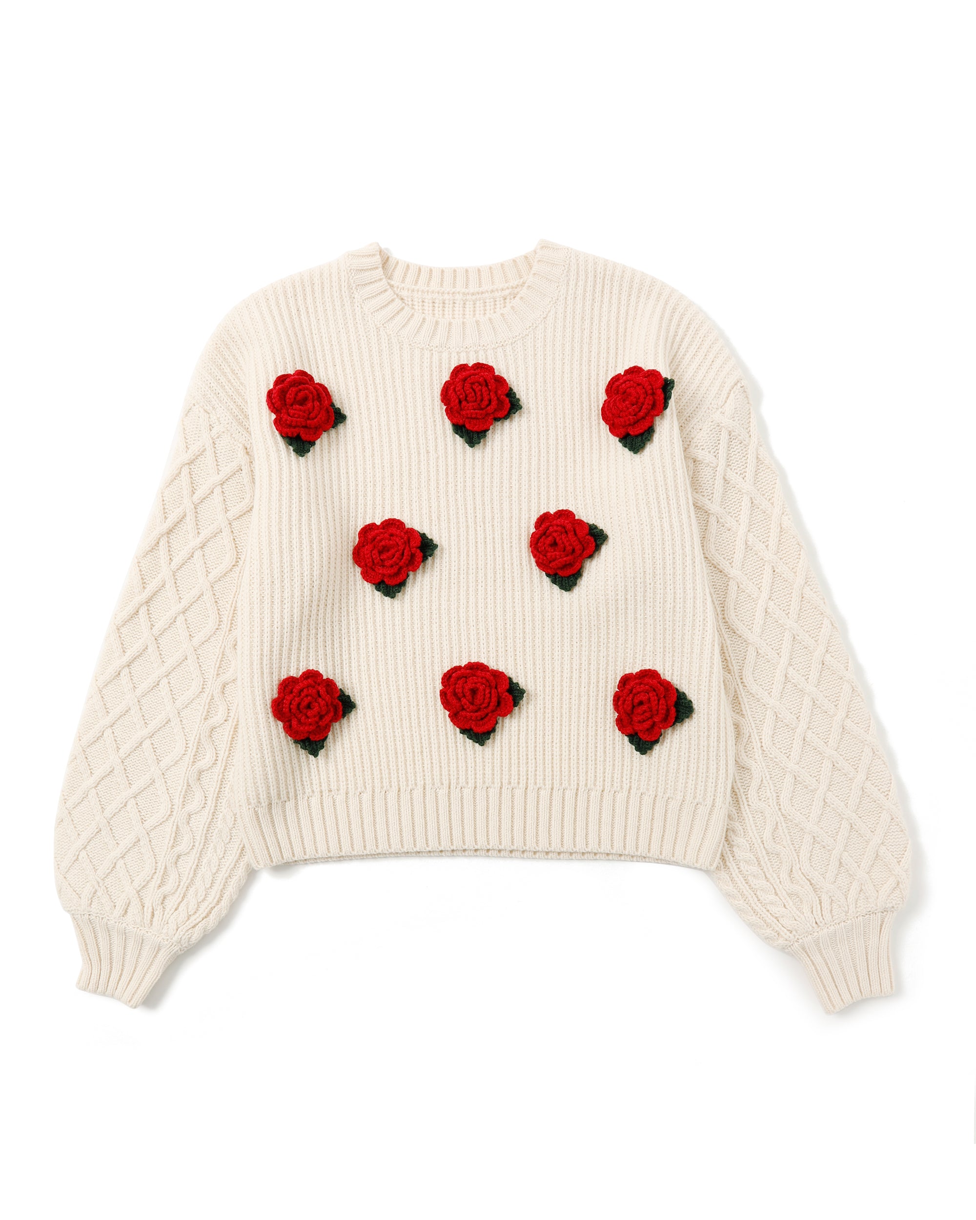 Flower garden knit