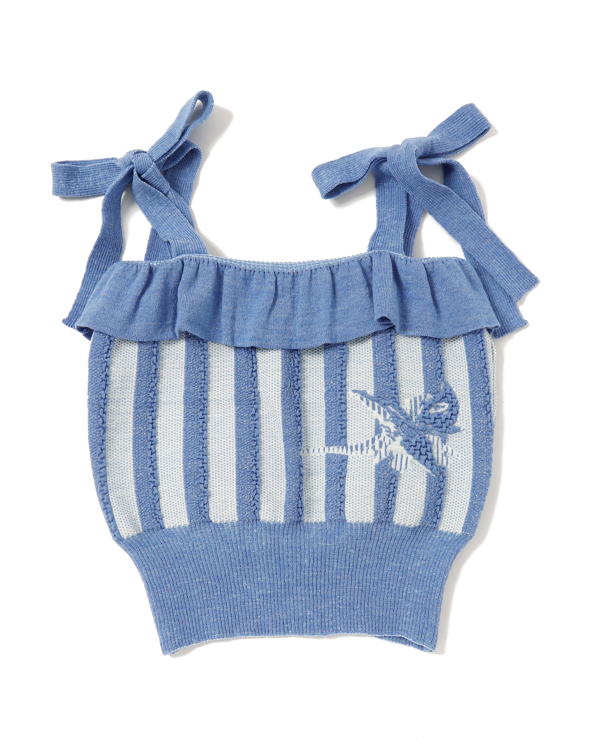 <b>Nadia Wire</b><br>sea bloom top / white