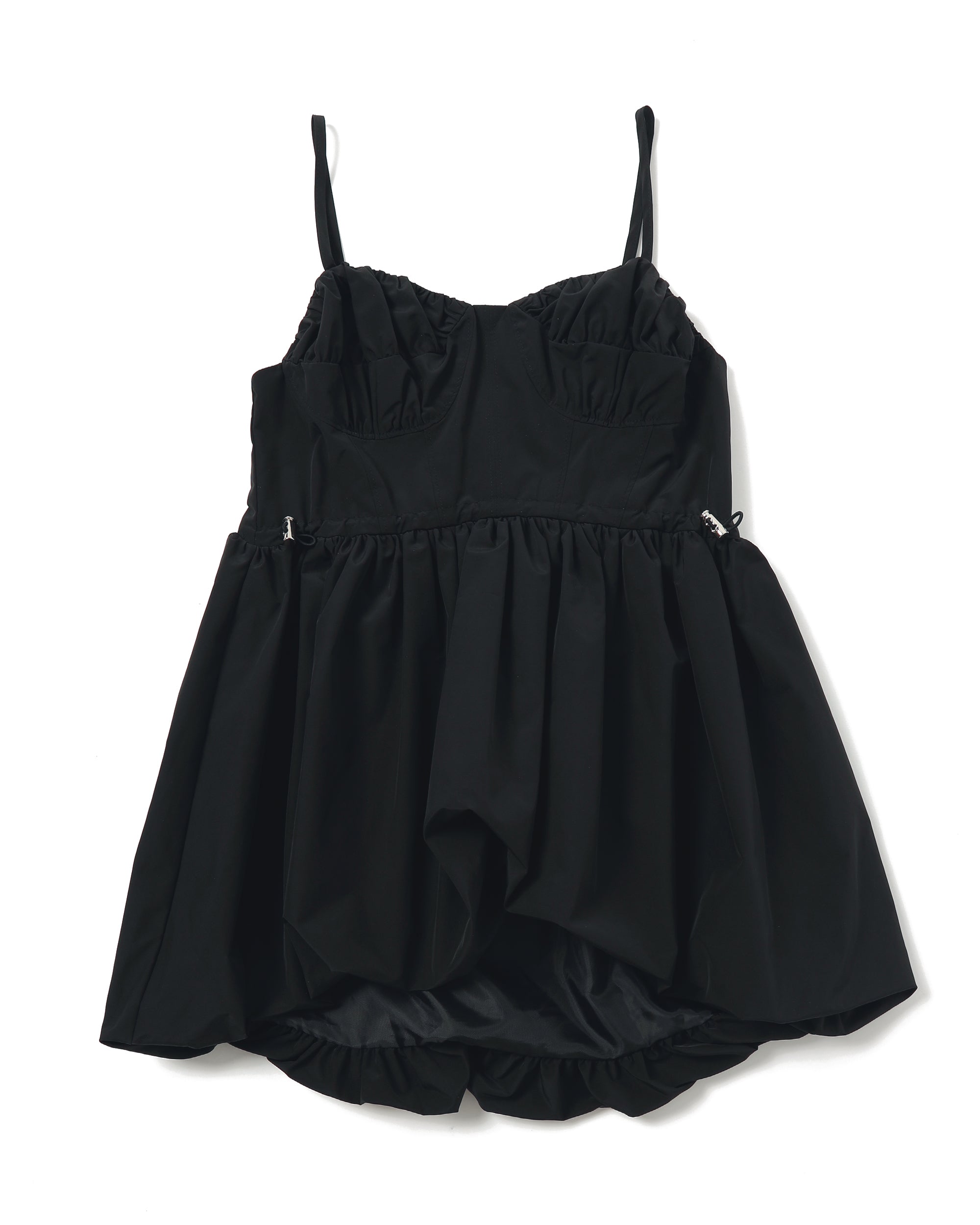 Balloon cami tunic (black)
