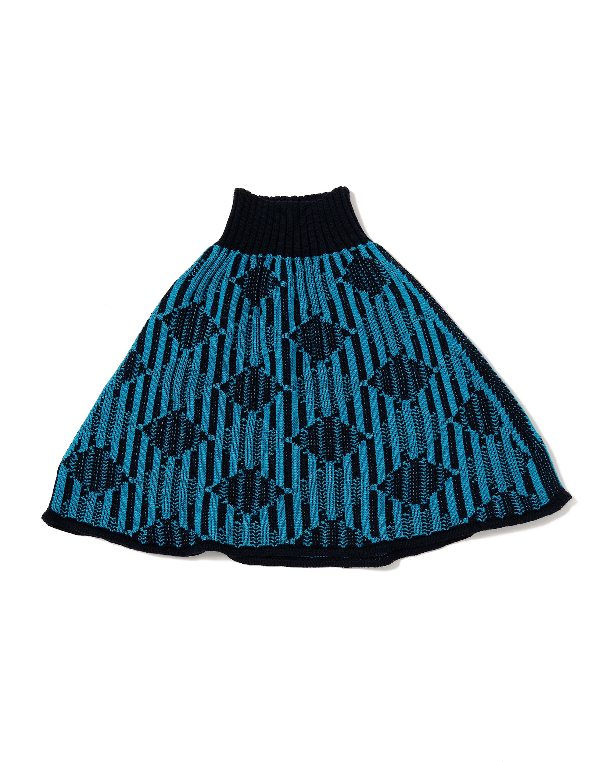 <b>Nadia Wire</b><br>mini diamond skirt / blue