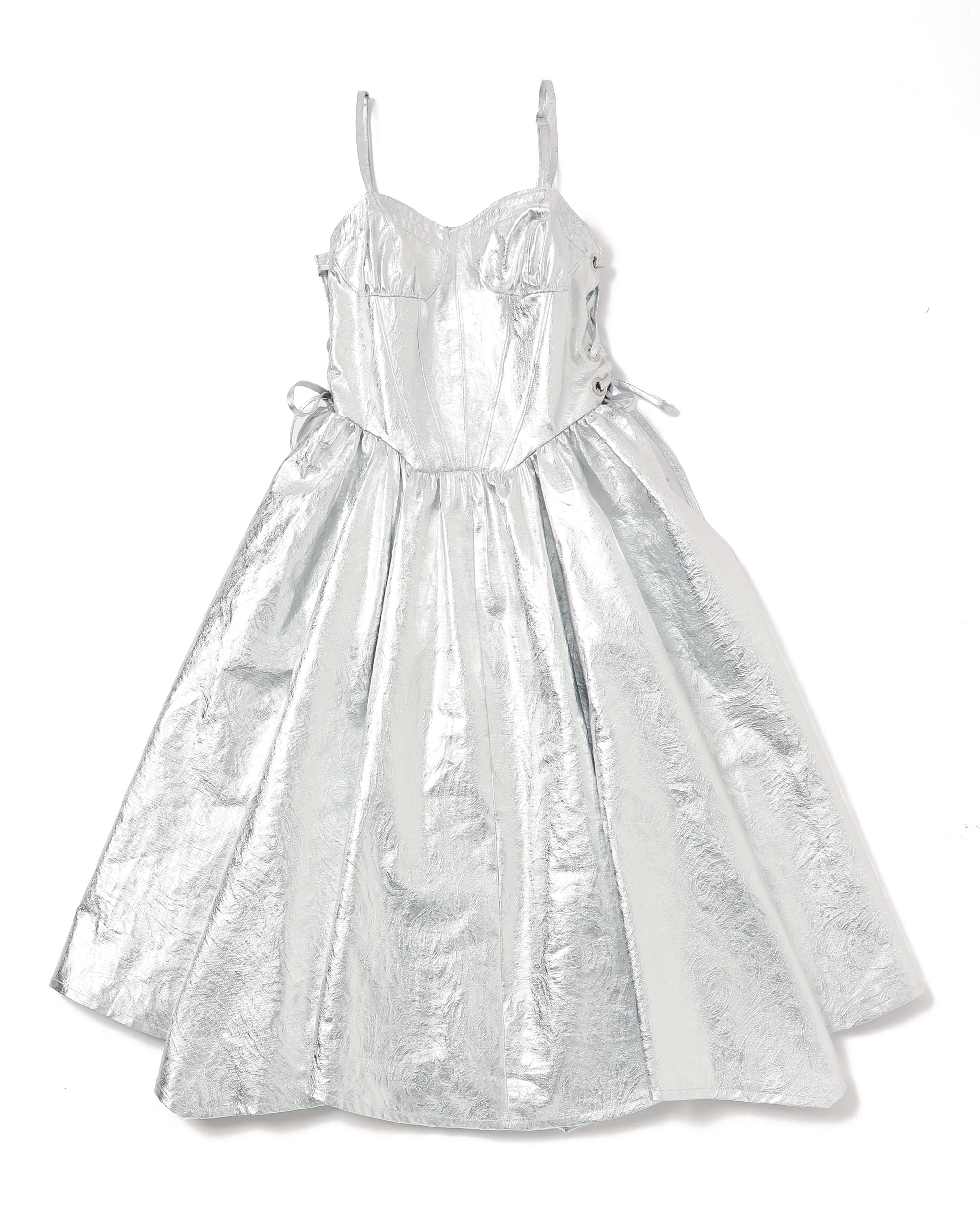 silver cami dress