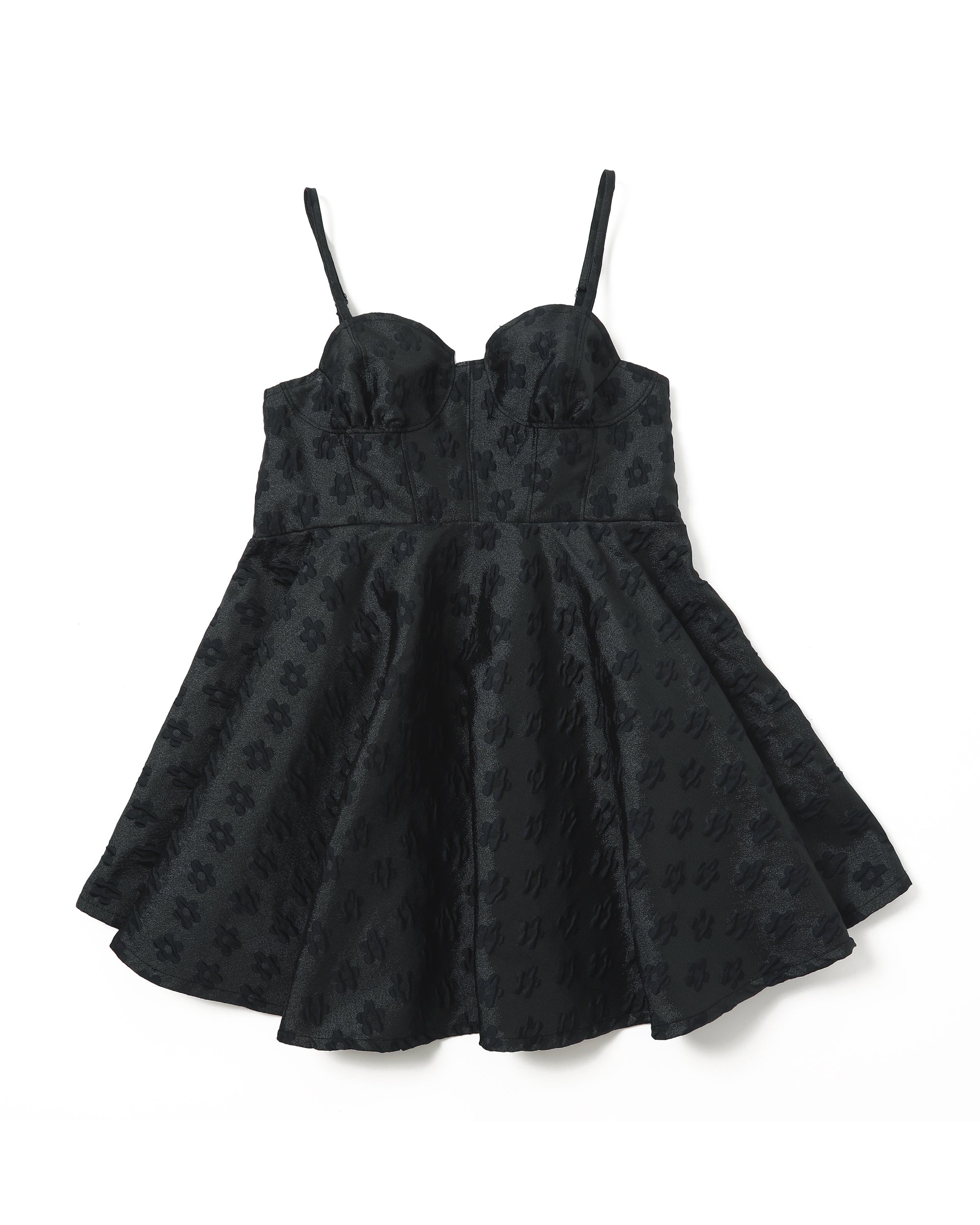 Flower jacquard cami tunic