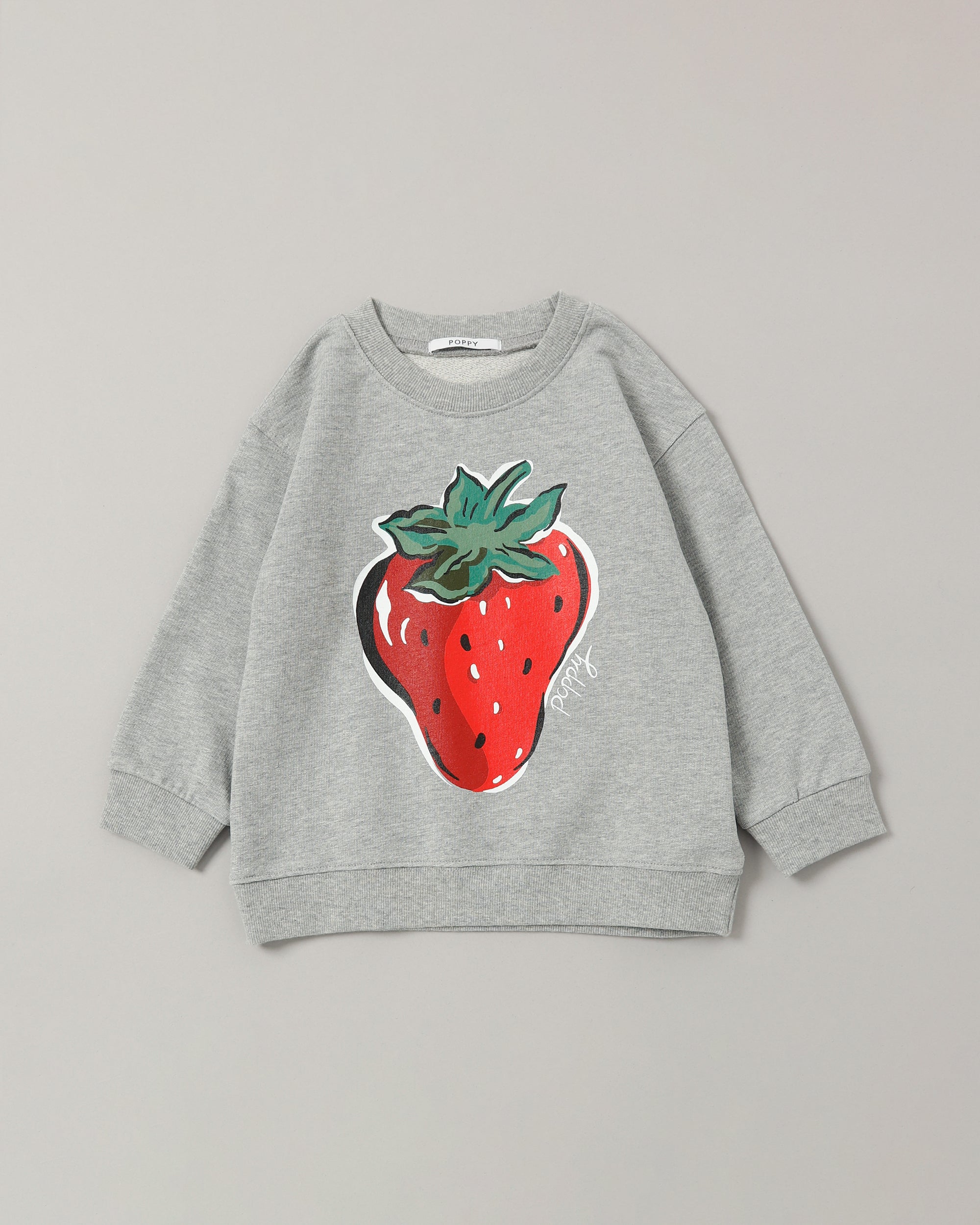 KIDS strawberry printed sweatshirts (Navy)