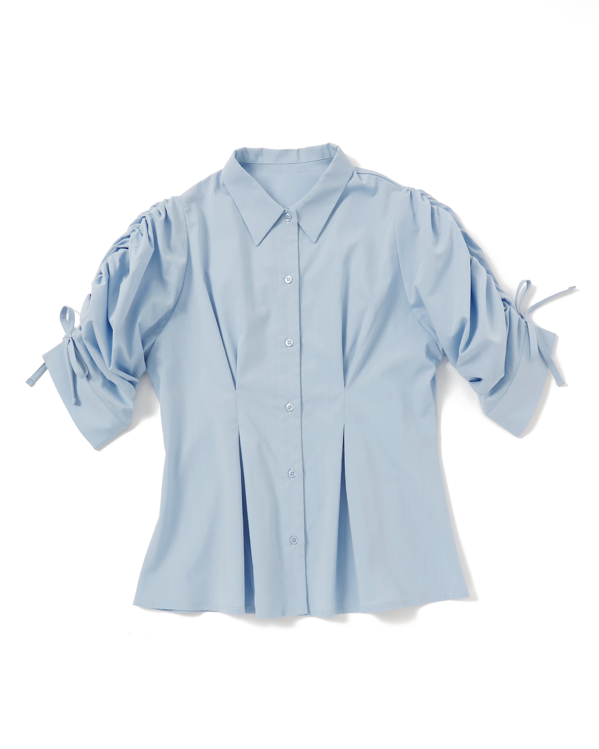 CANDY PUFF SLEEVE SHIRT(BLUE)
