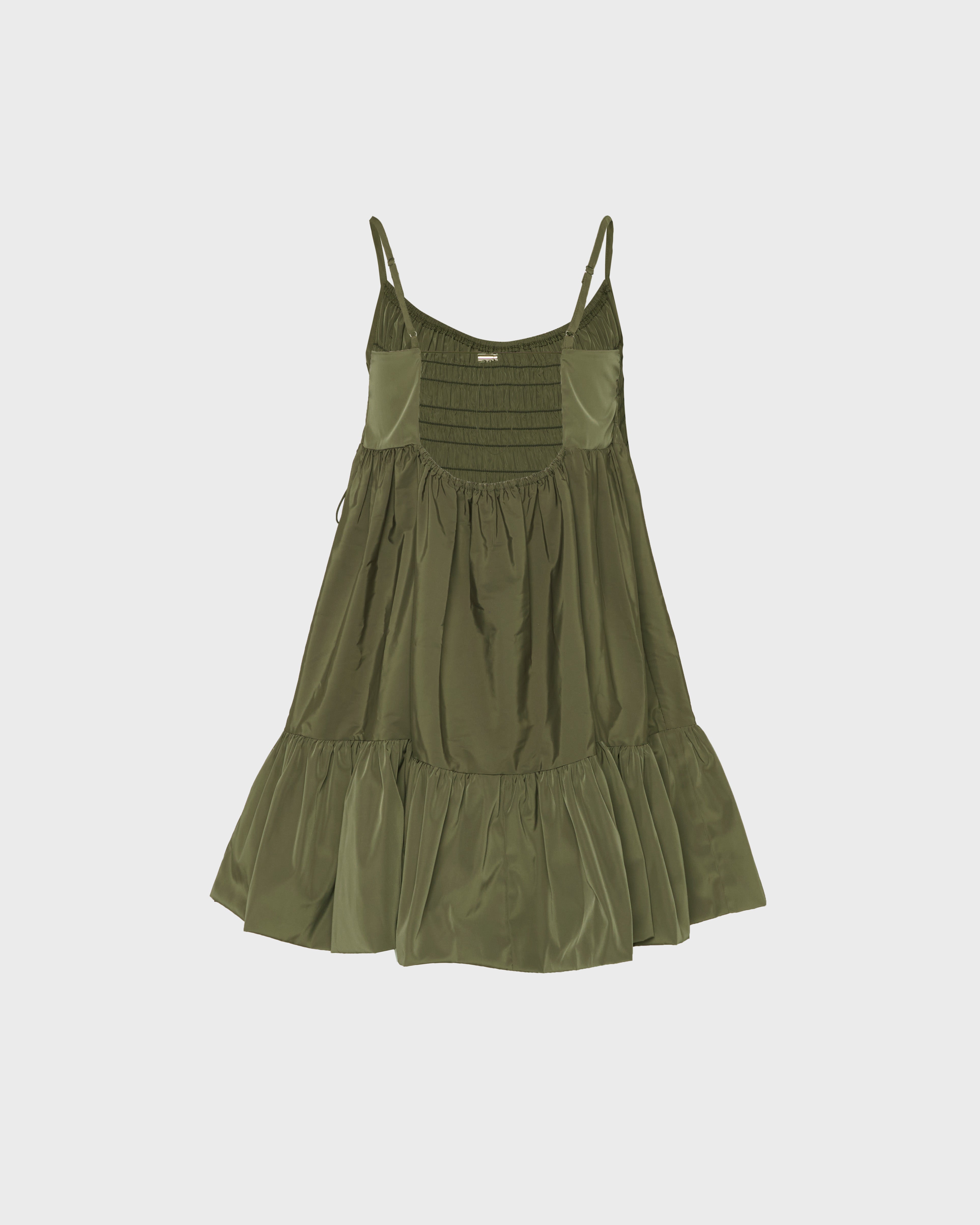 Shirring cloud hem tunic