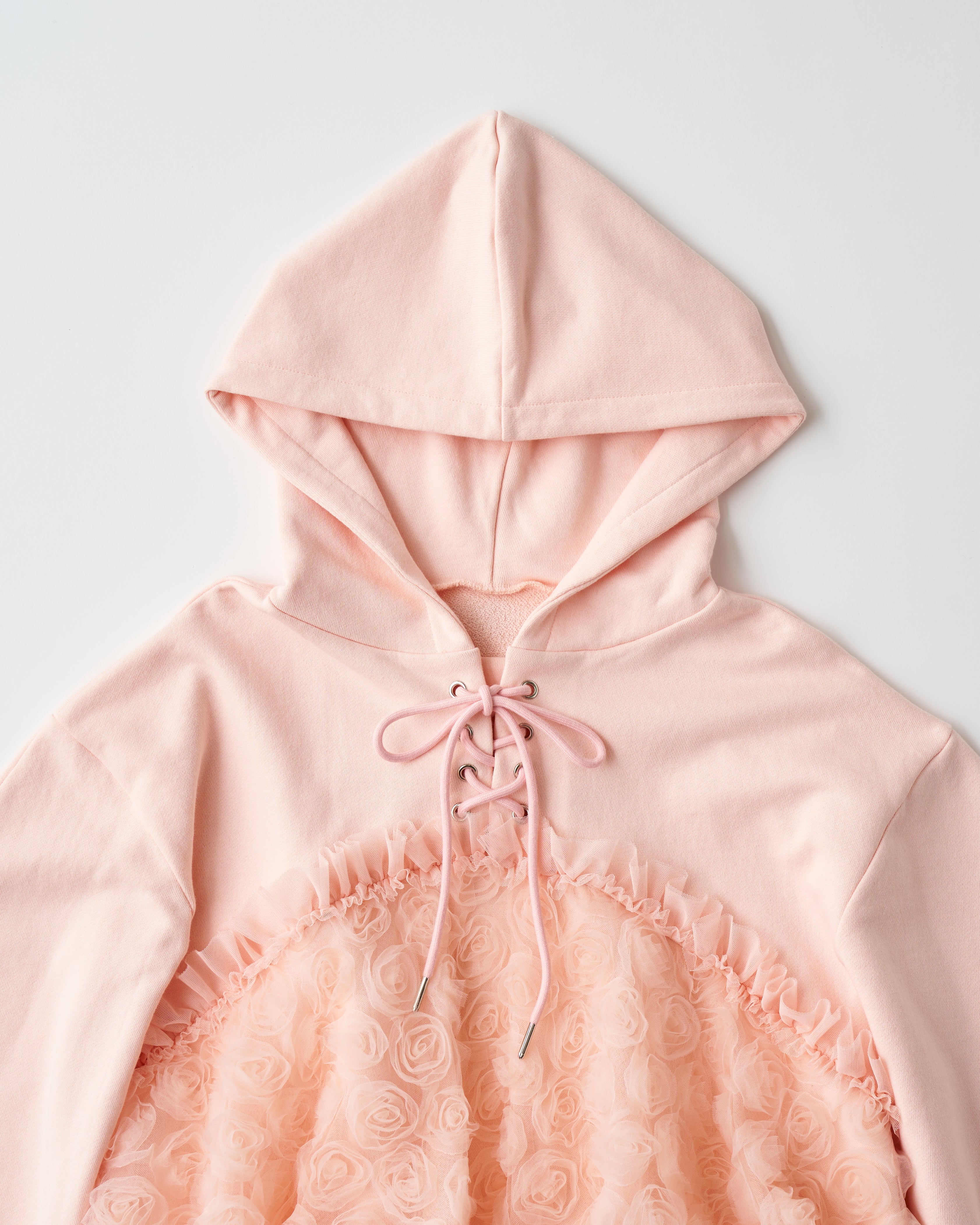 tulle docking hoodie(pink)