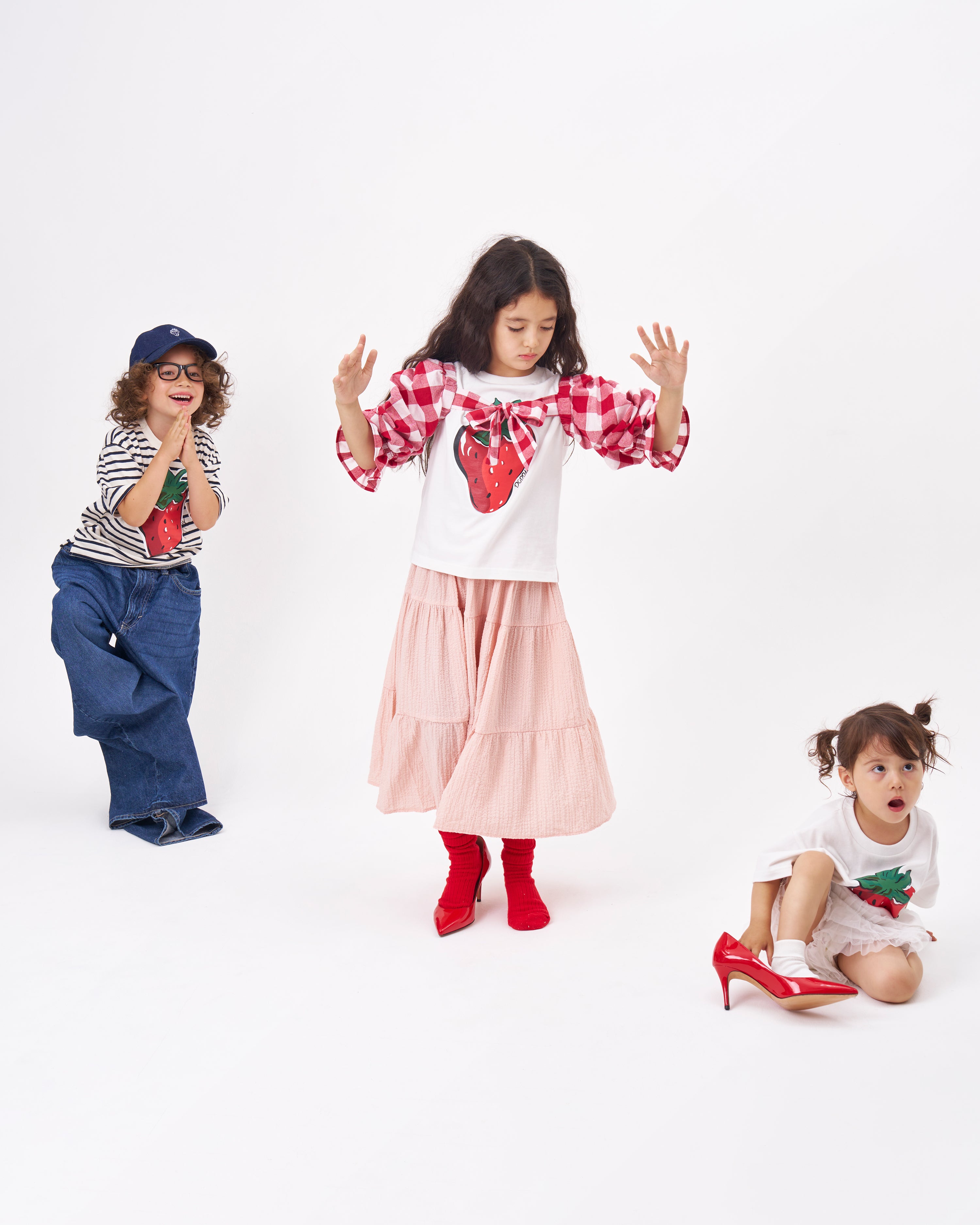 KIDS Gingham check sleeves