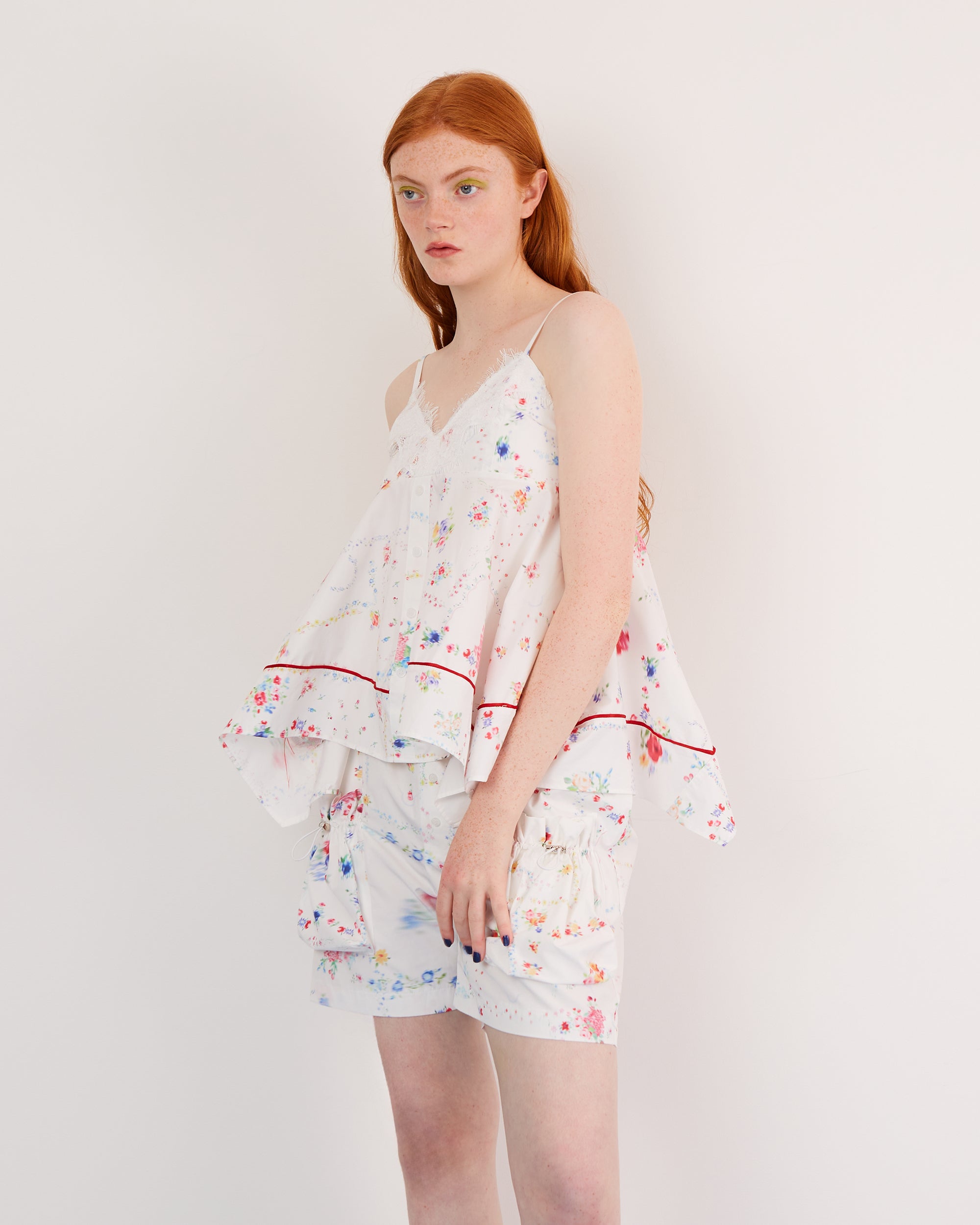 Handkerchief hem tunic (multi)