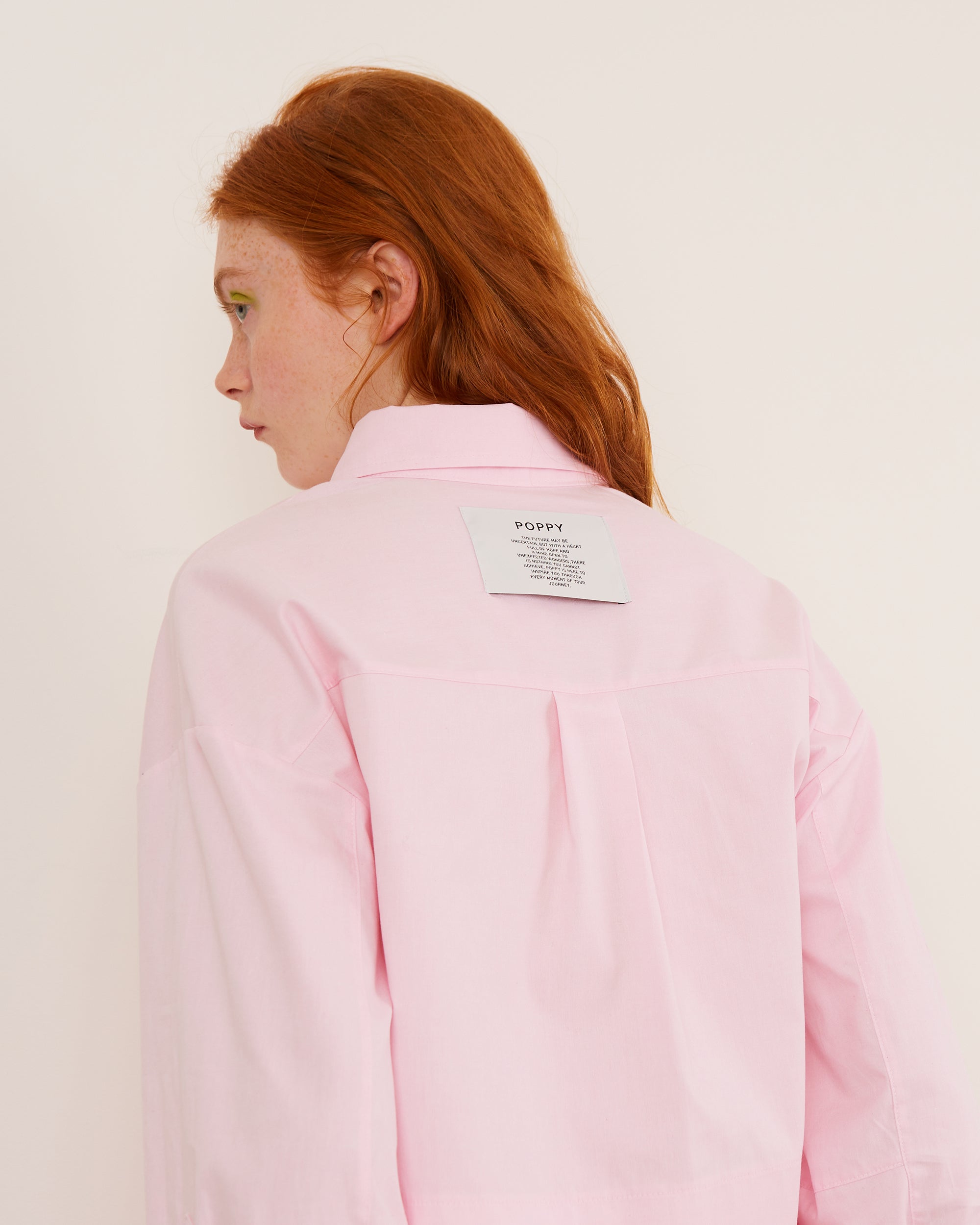 Cropped shirt (pink)