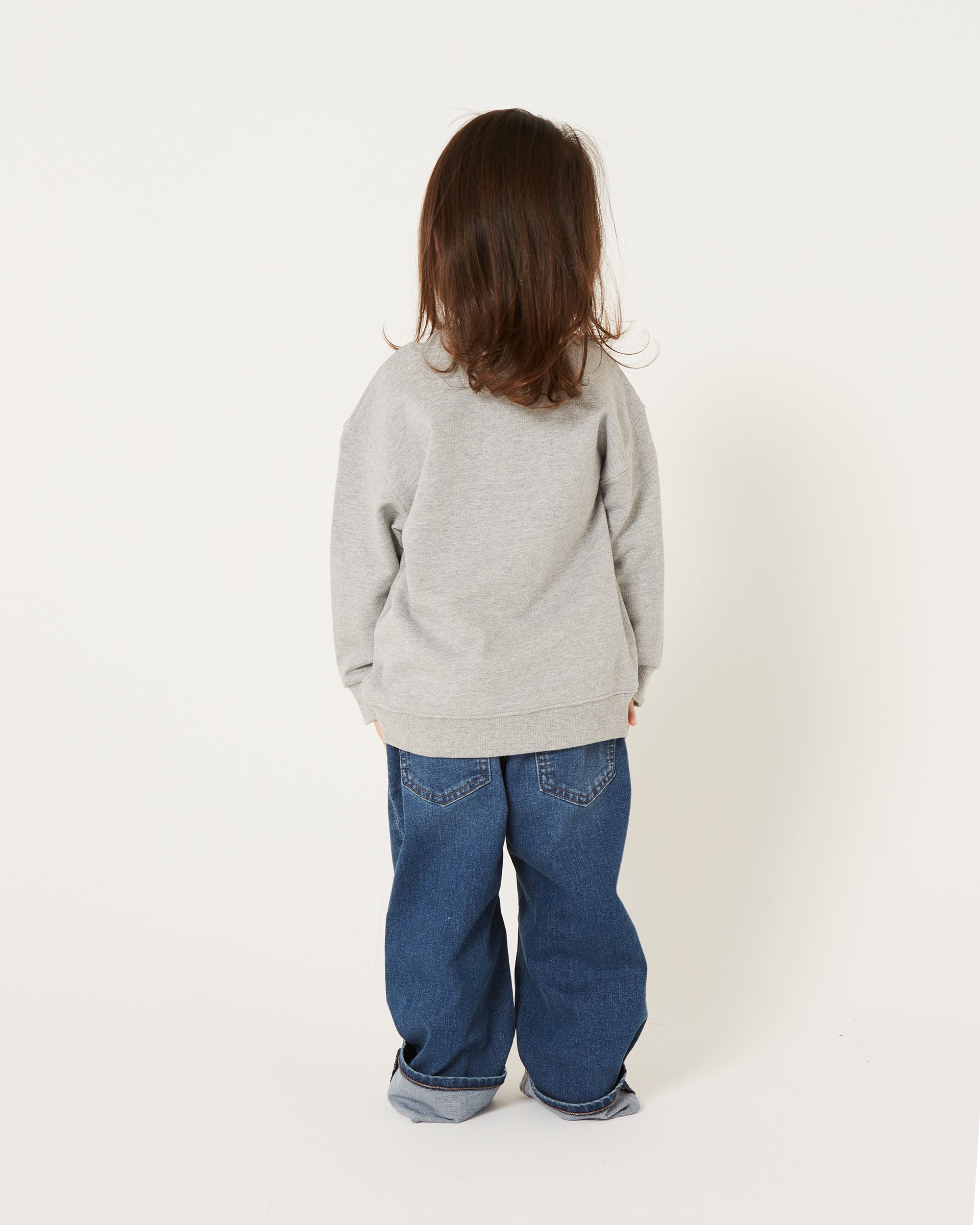 KIDS strawberry printed sweatshirts (Gray)