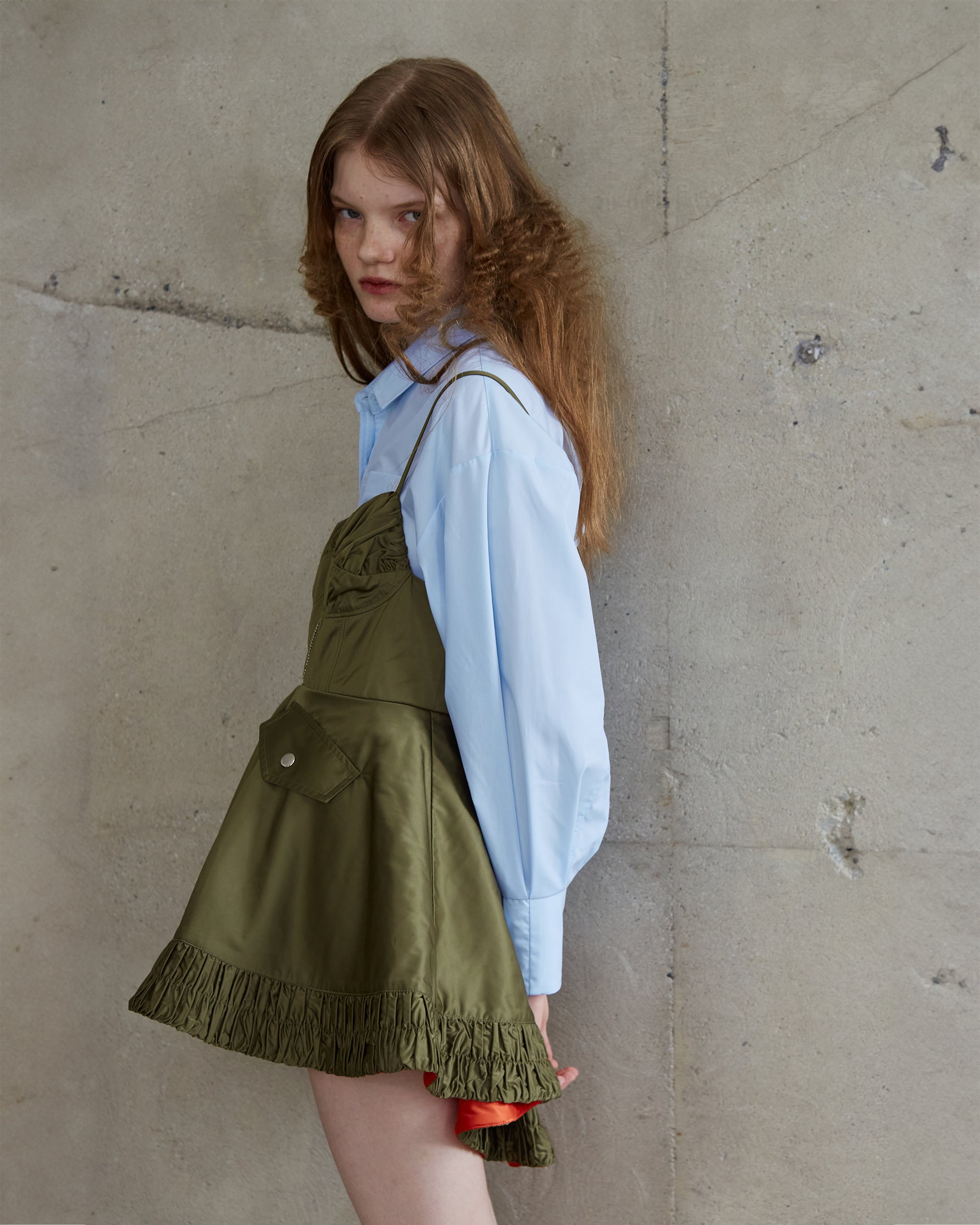 Military flare tunic