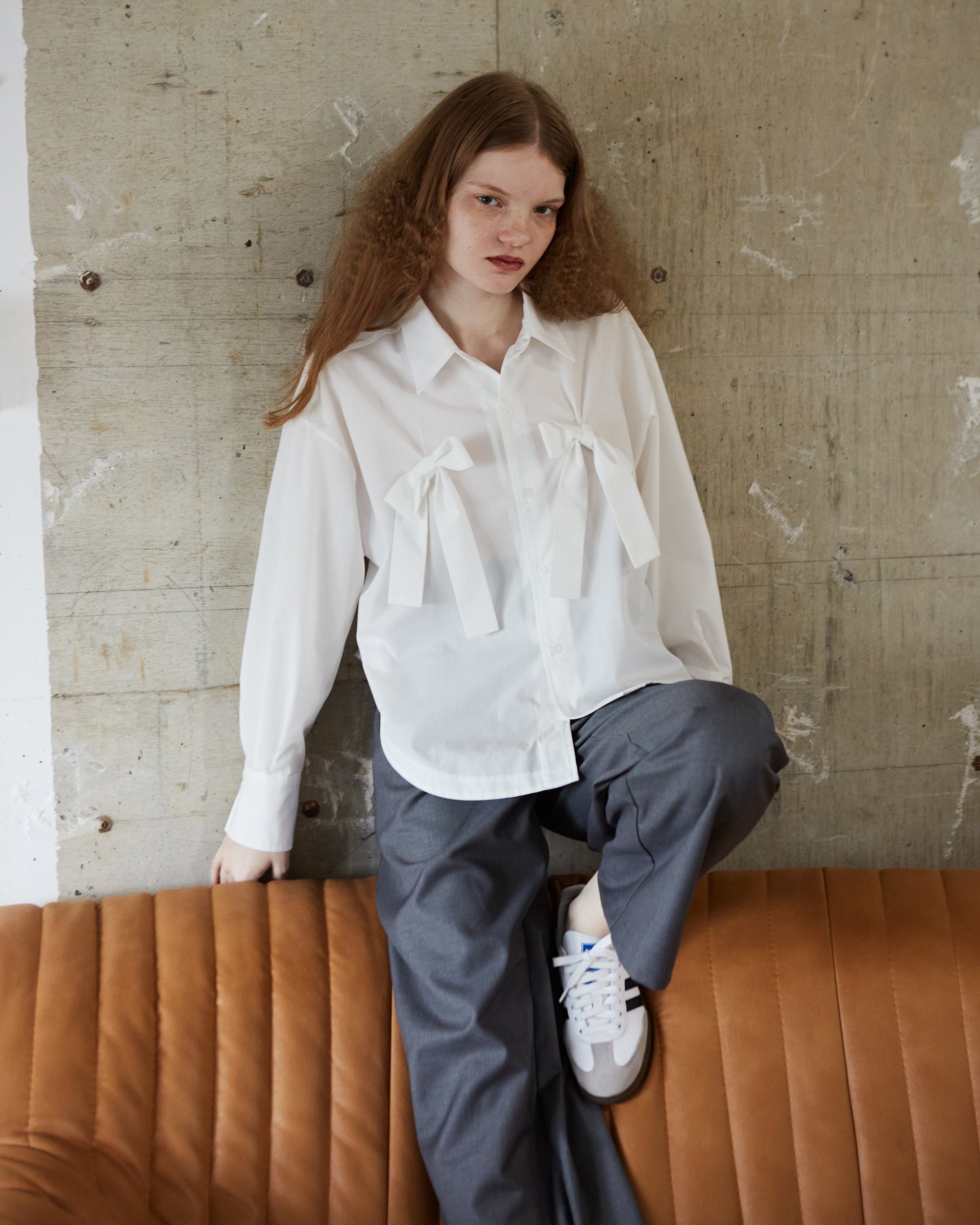 Corset semi-wide pants