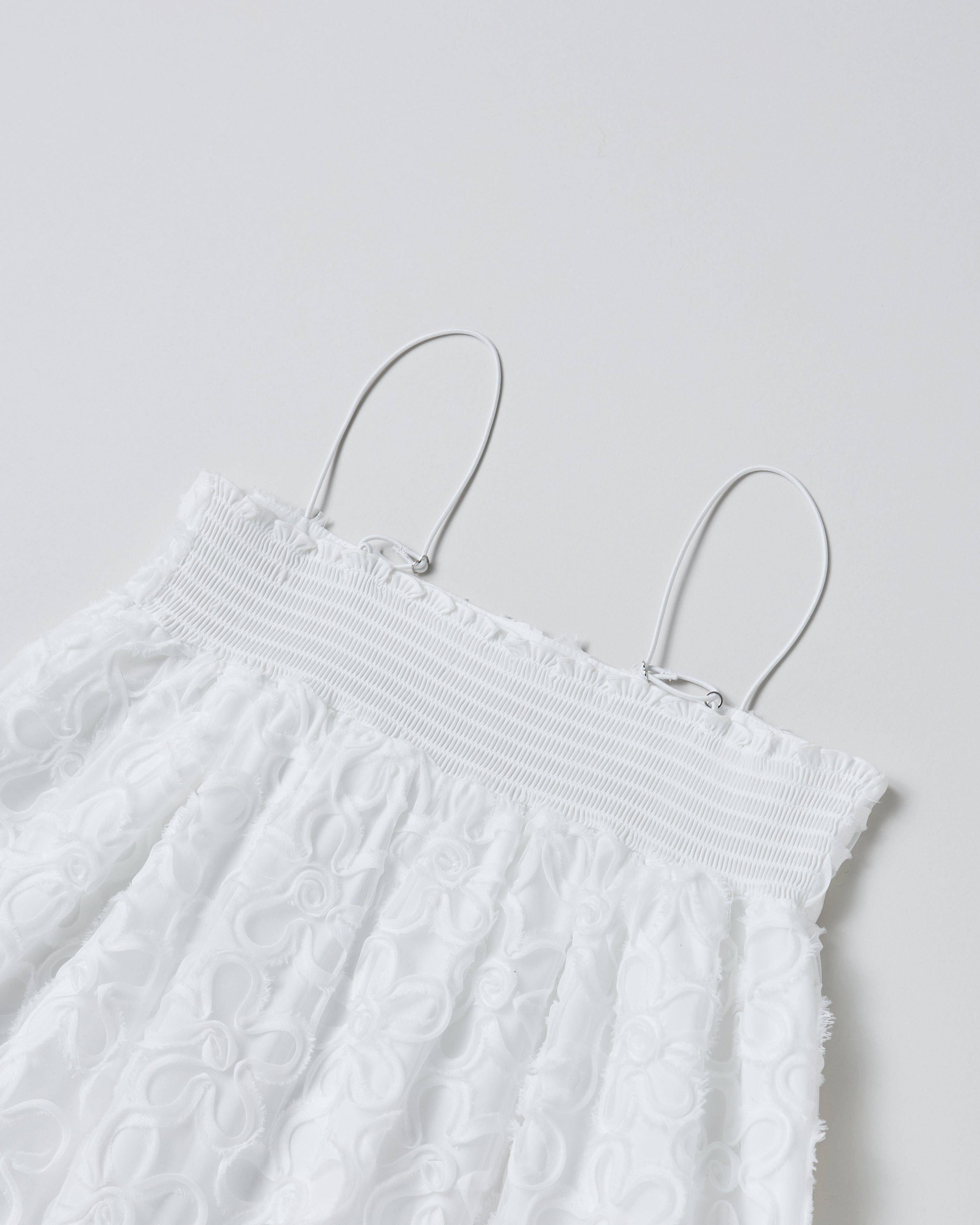 Flower tulle balloon tunic