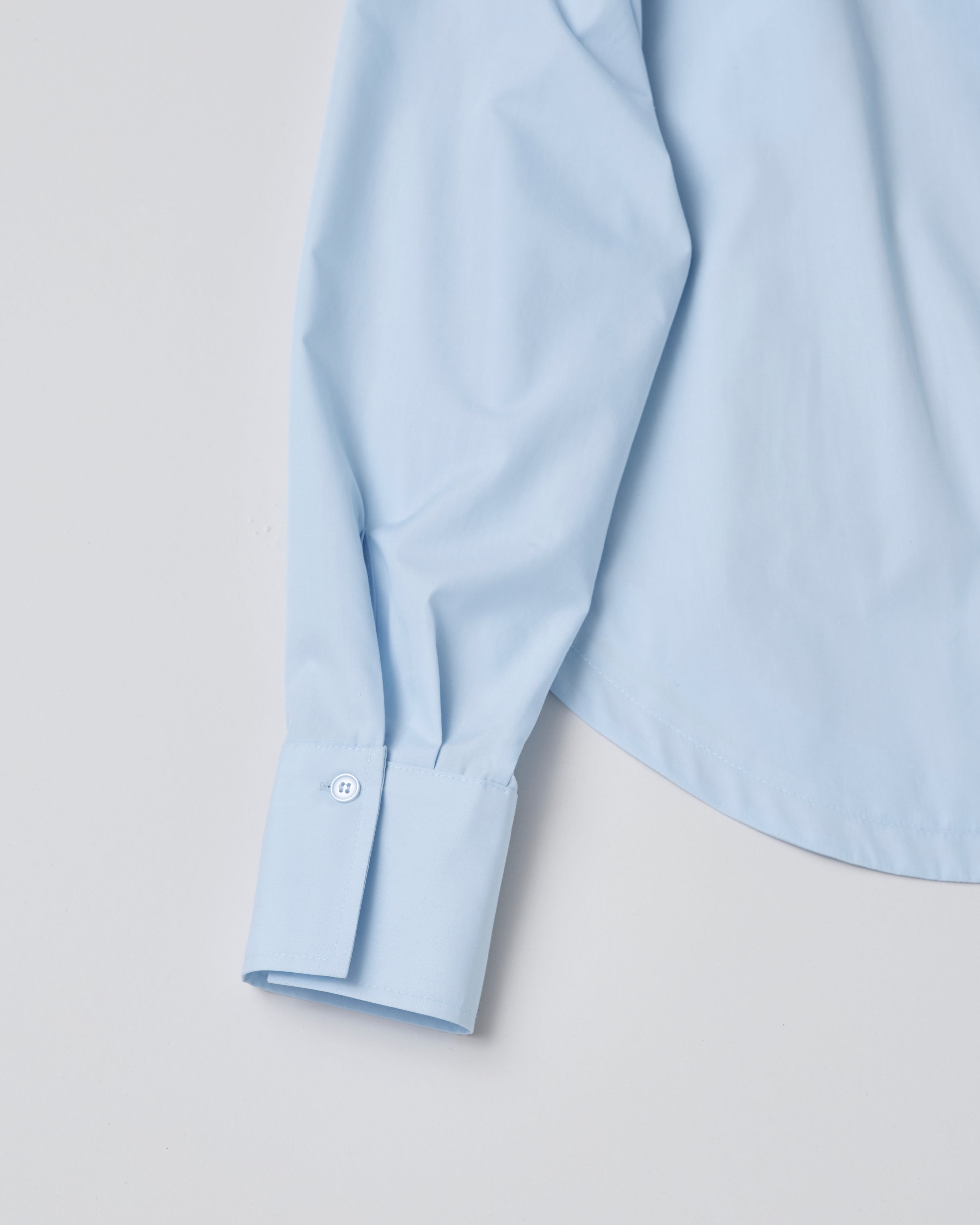 Double ribbon shirt (light blue)