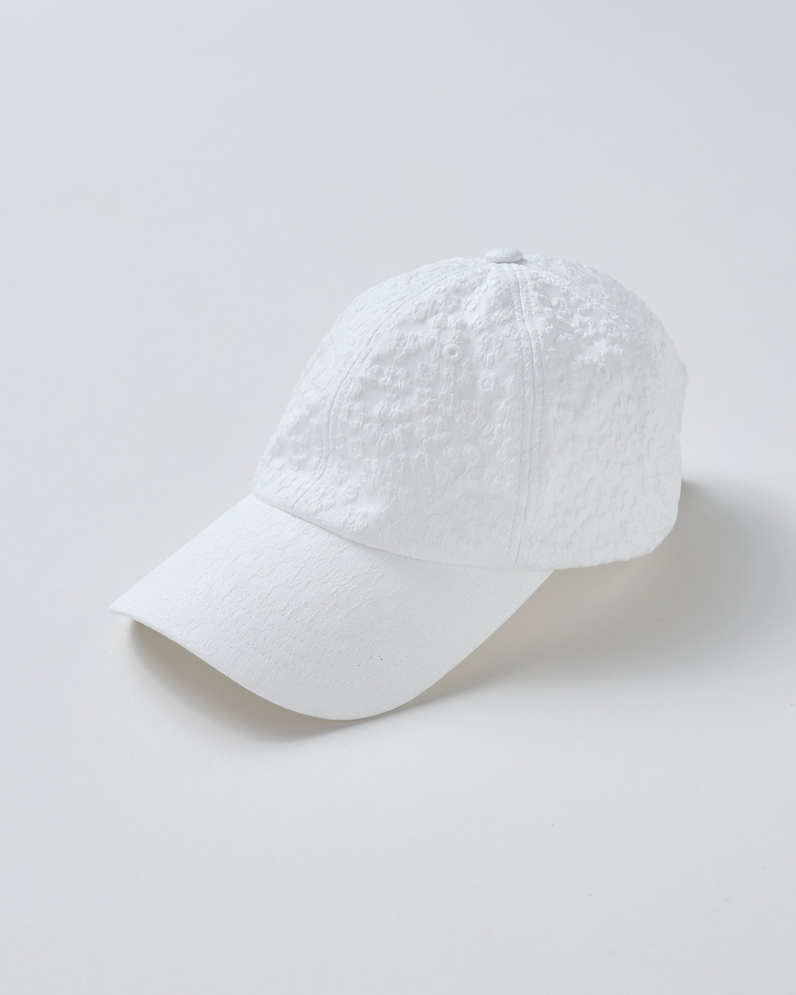 Flower jacquard cap