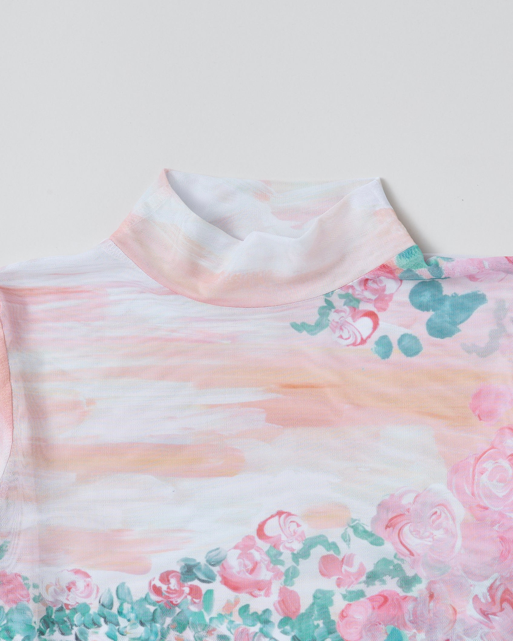 Window flower see-through tops