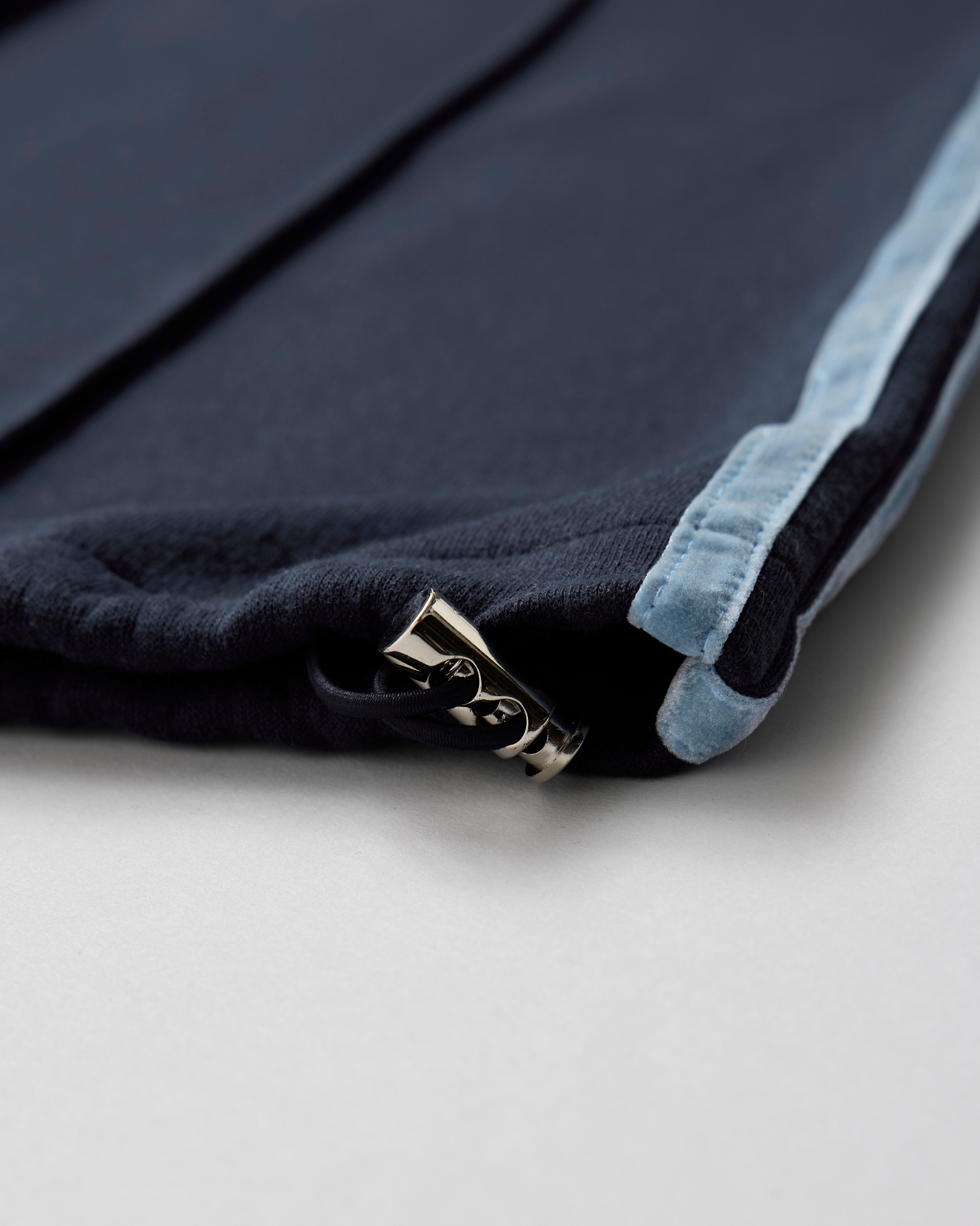 Layered-like bonding pants (navy)