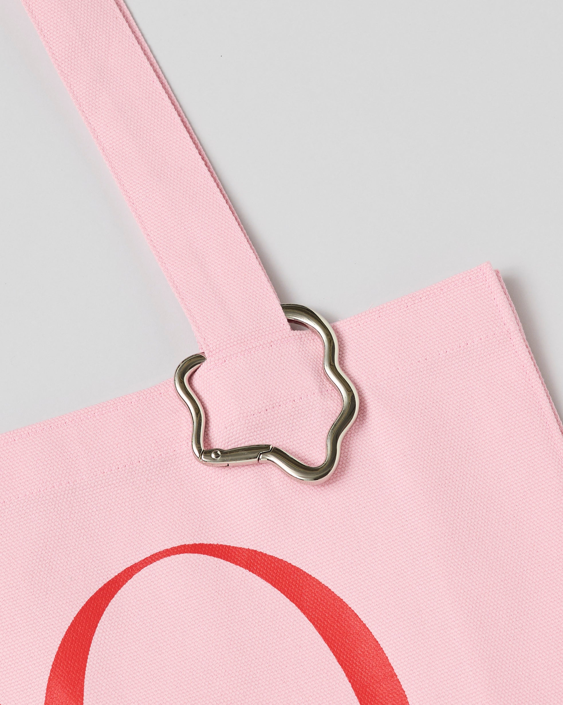 Logo tote bag (pink)