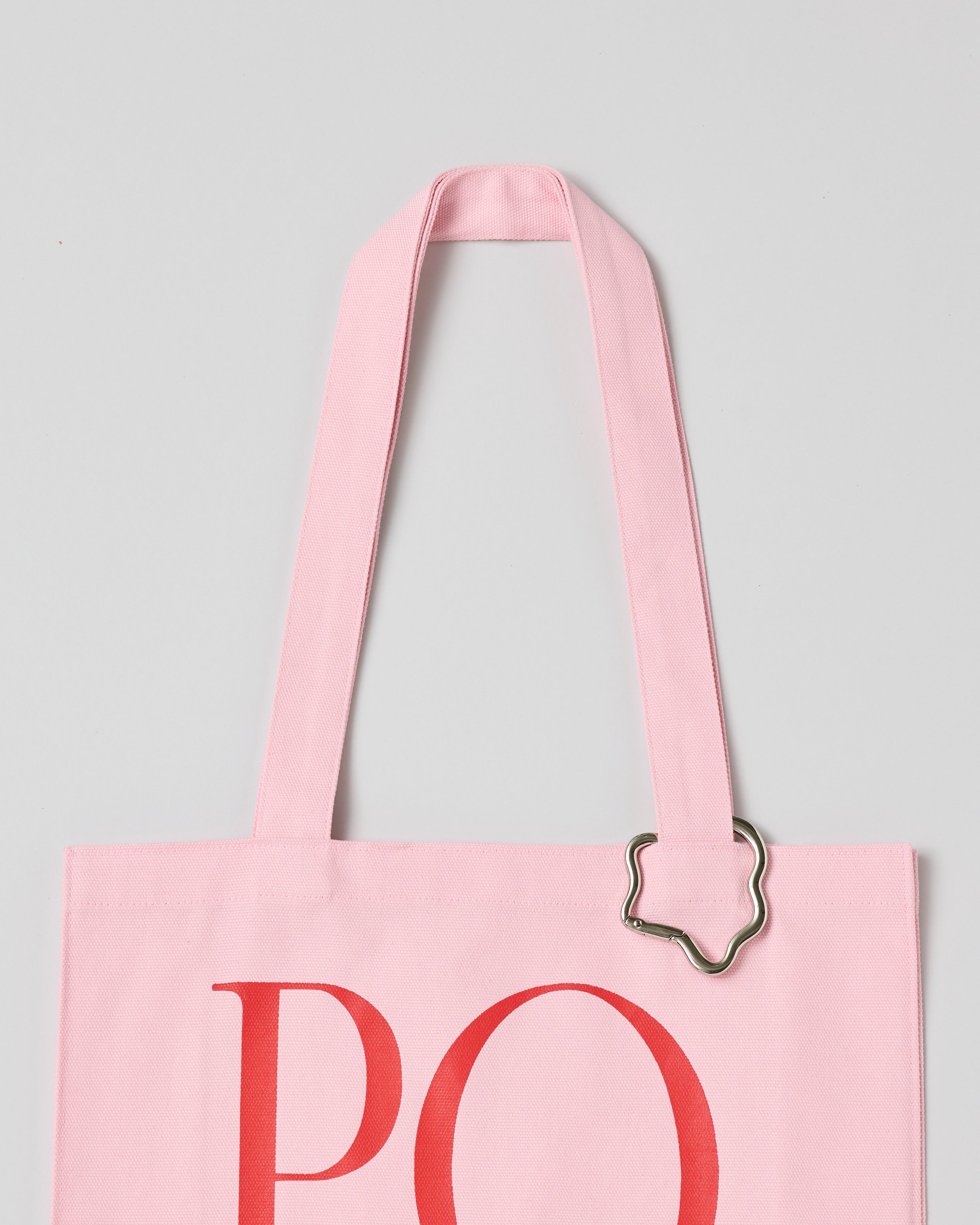 Logo tote bag (pink)