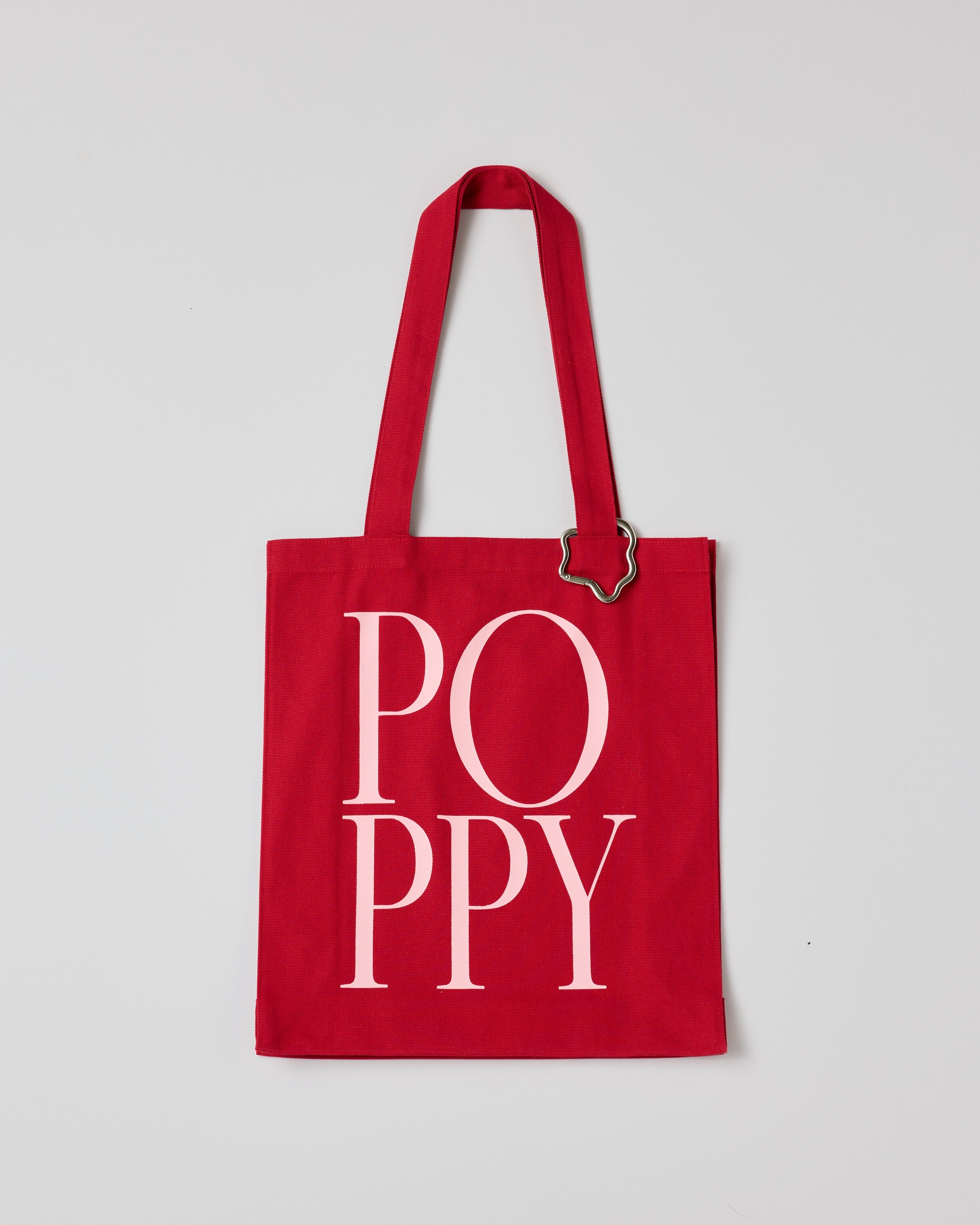 Logo tote bag (red)