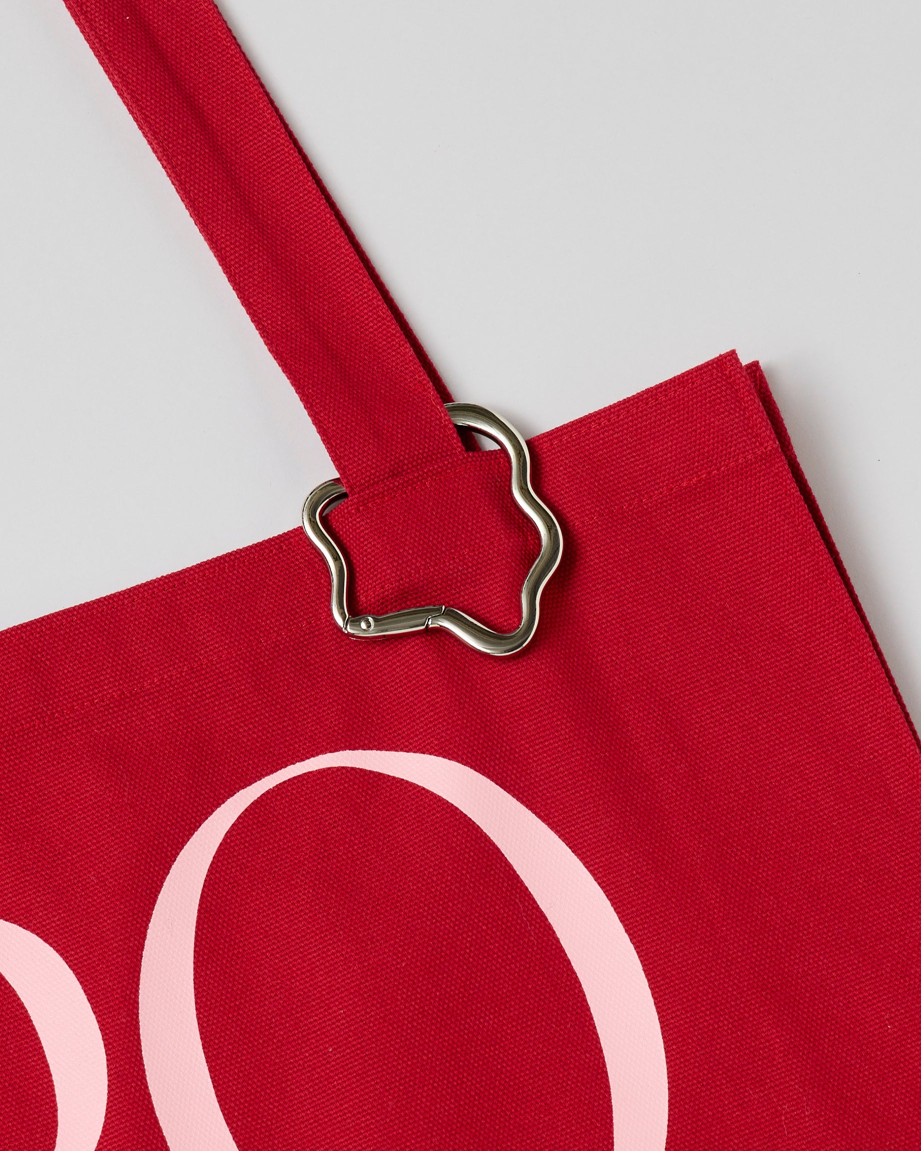 Logo tote bag (red)