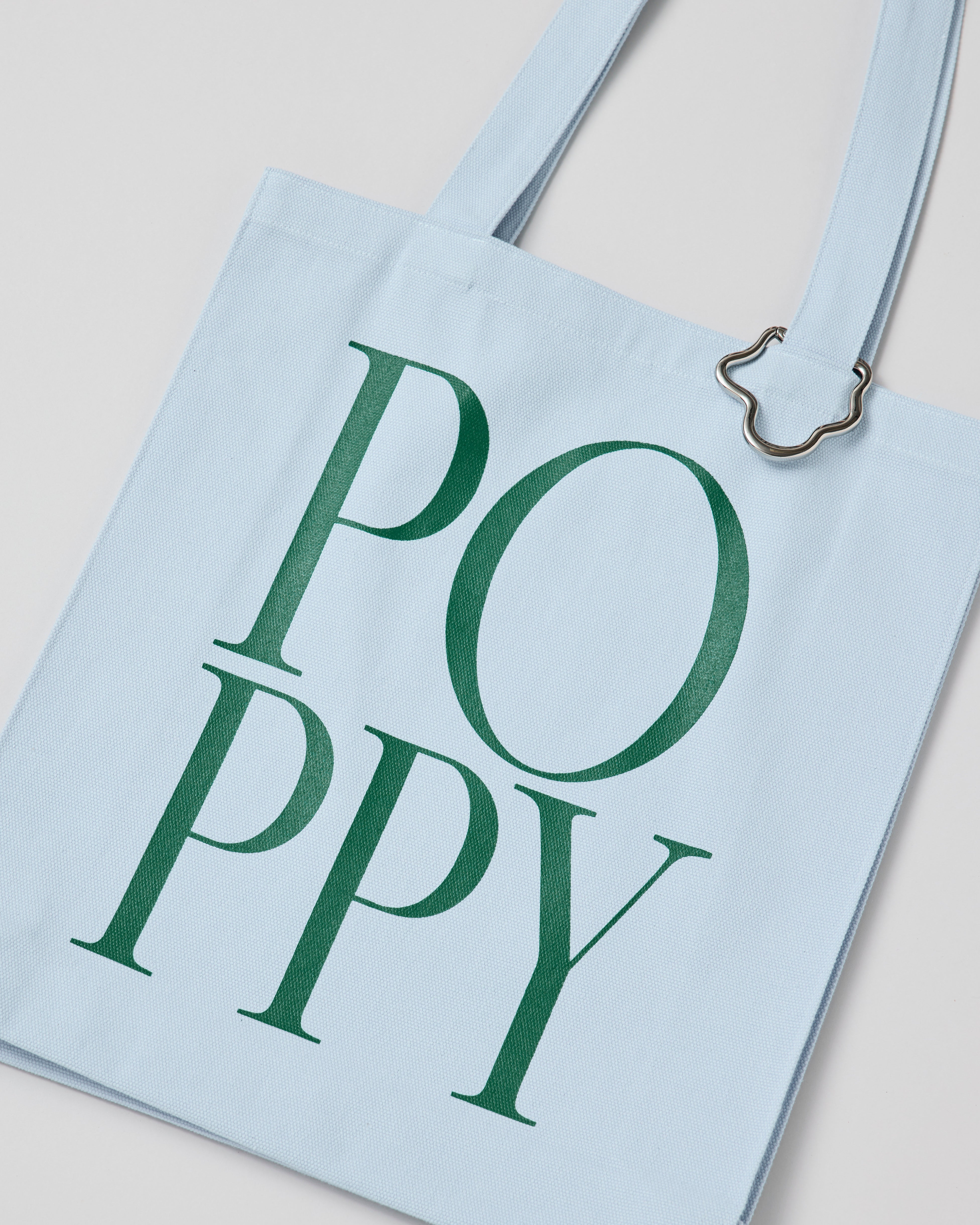 Logo tote bag (blue)