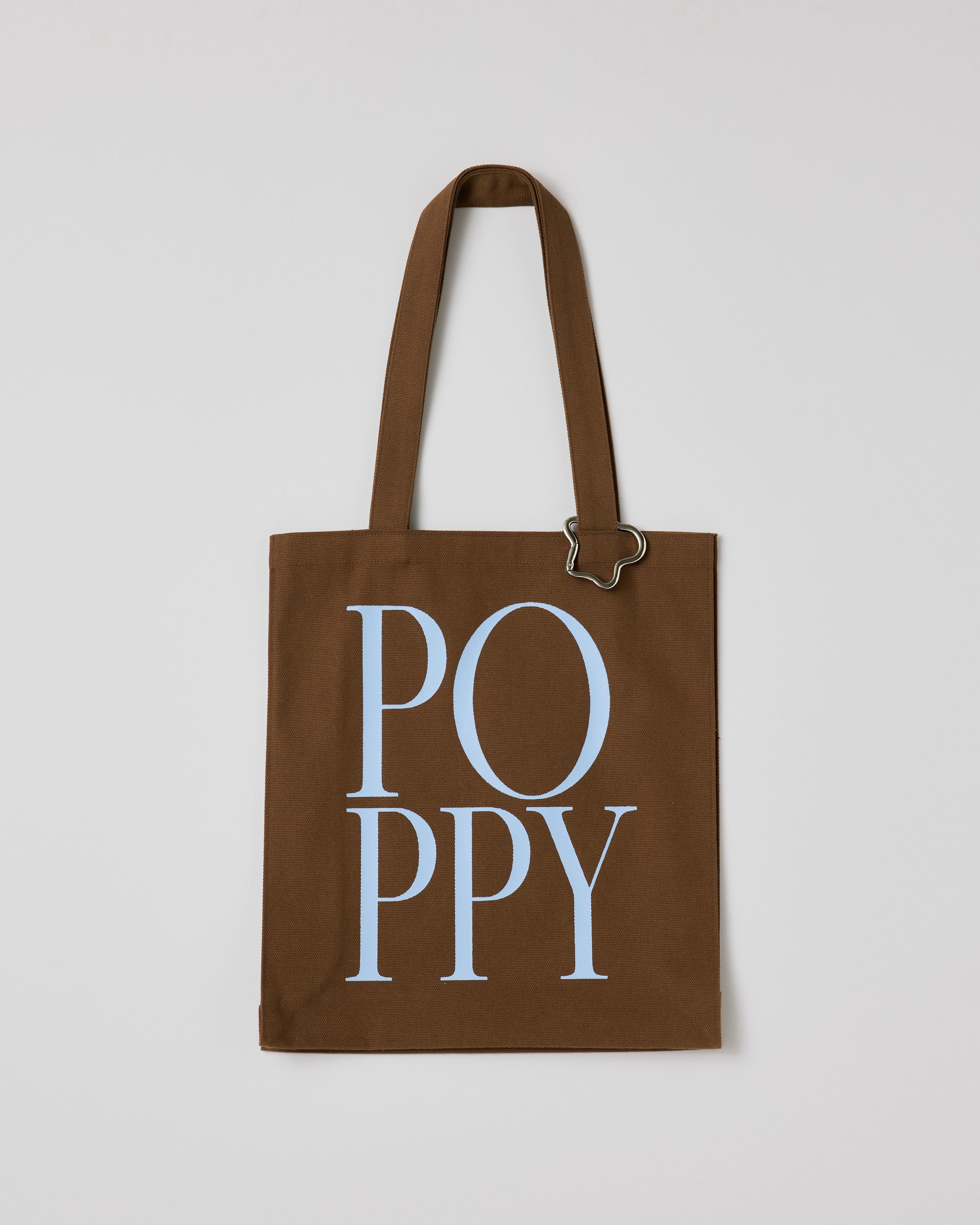 Logo tote bag (brown)