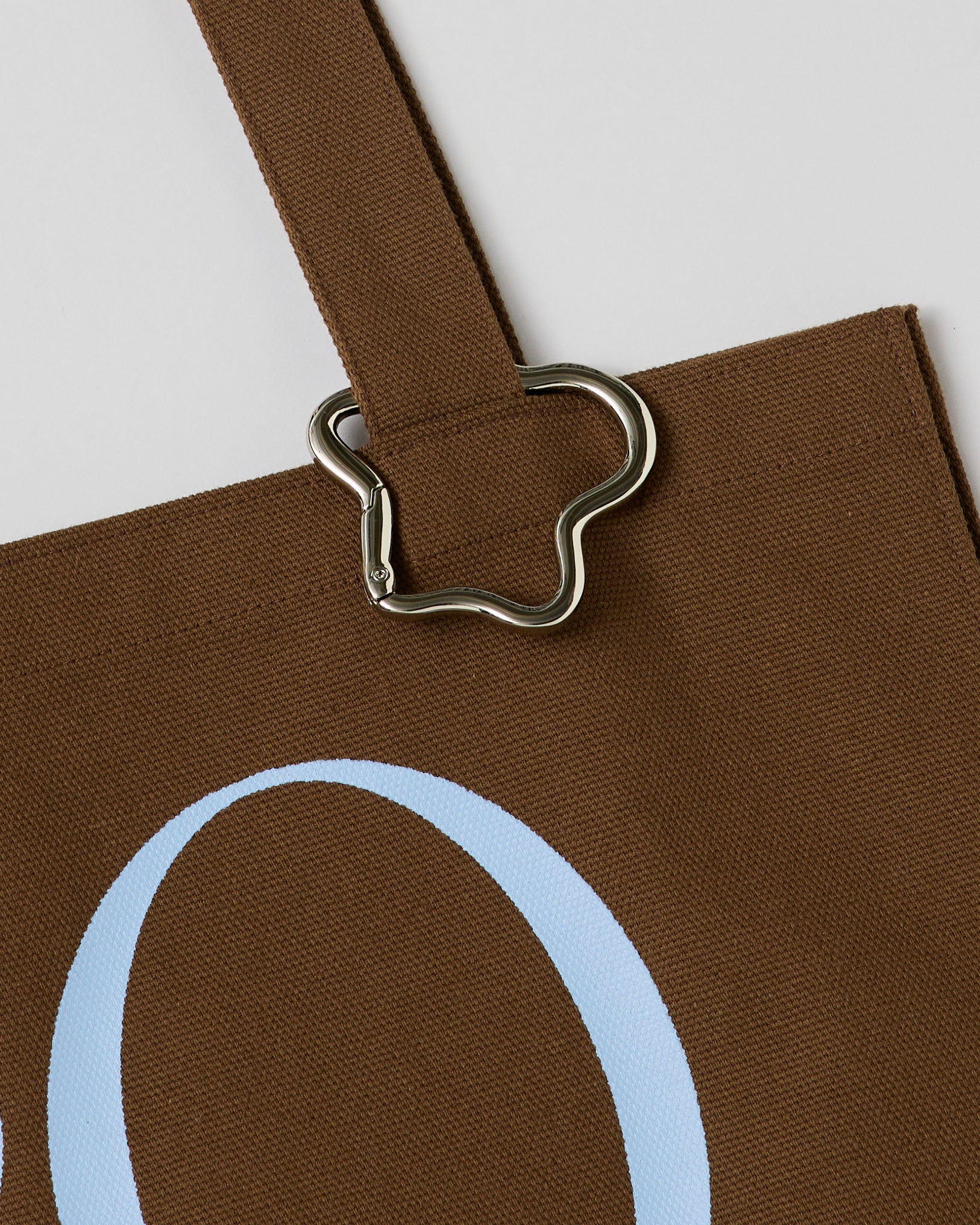 Logo tote bag (brown)