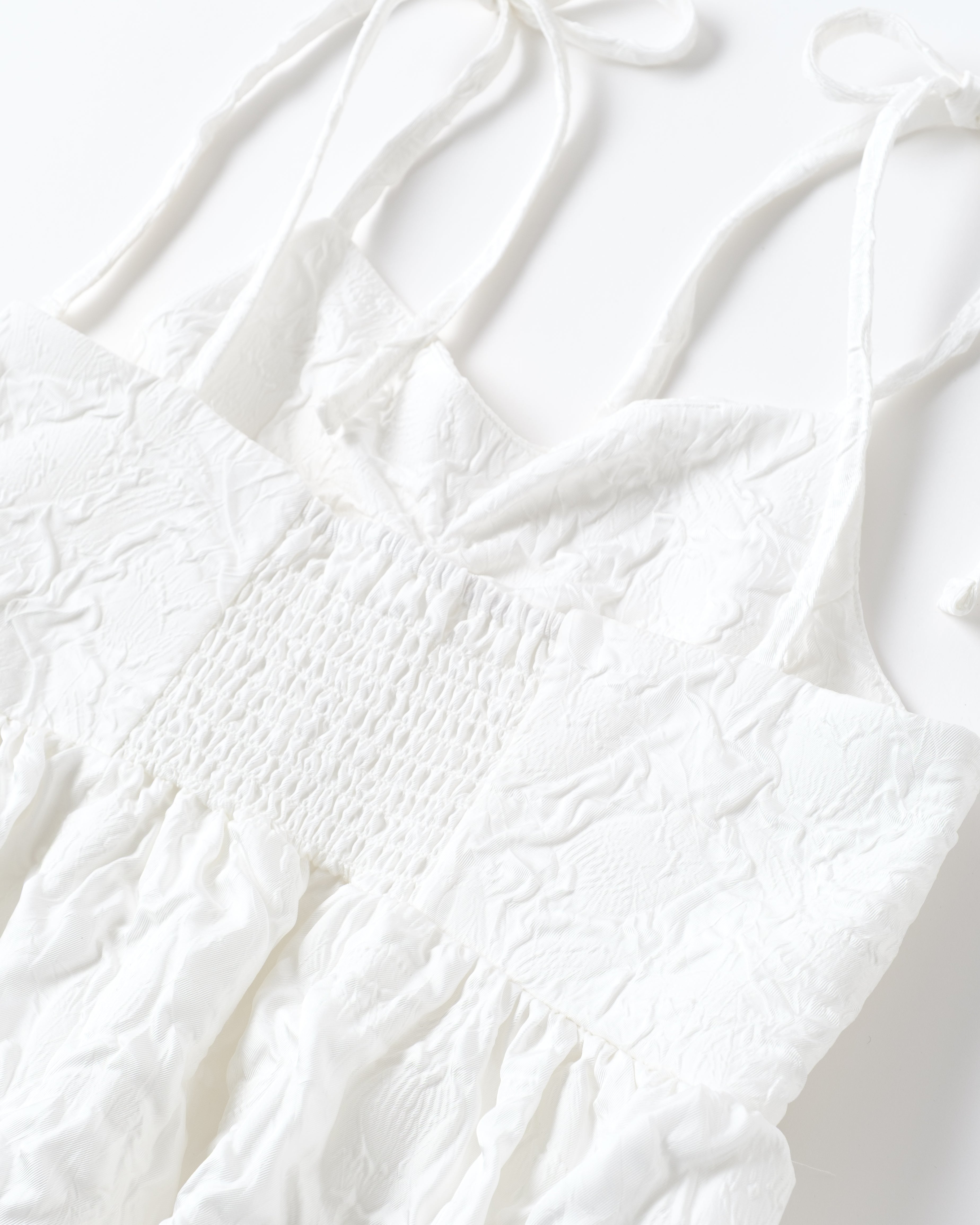 Balloon cami tunic (White)