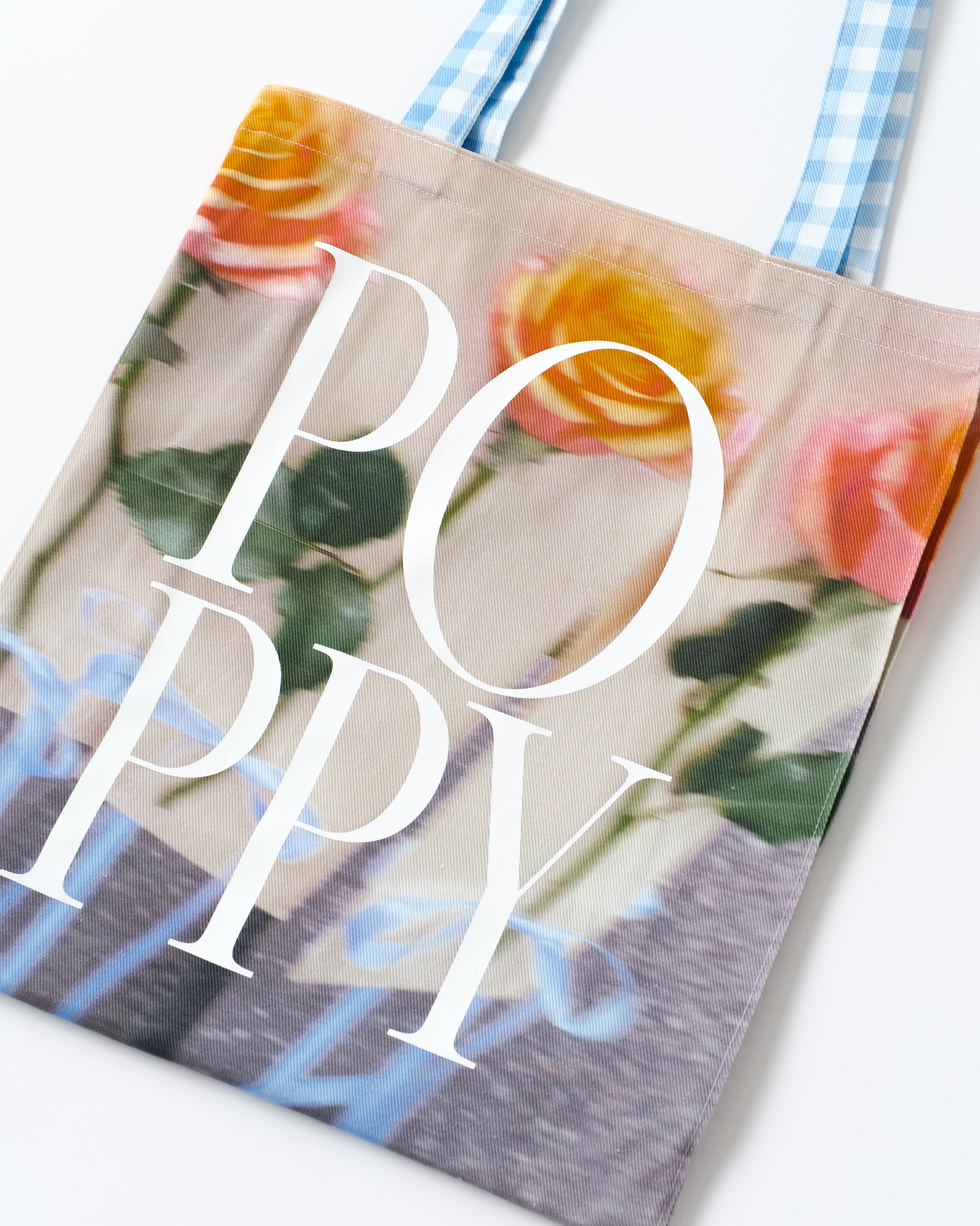 Photo ROSES Blue tote bag