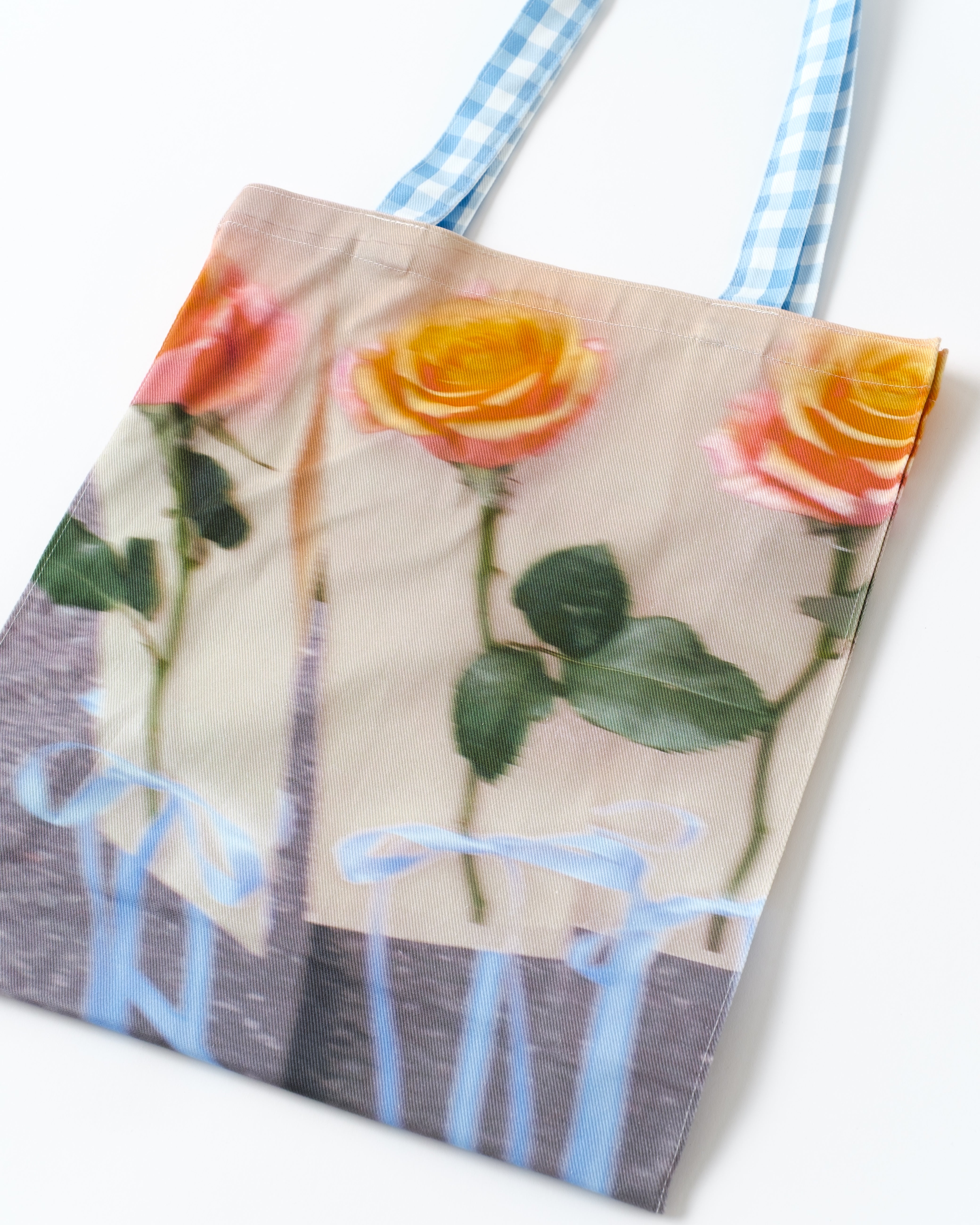 Photo ROSES Blue tote bag