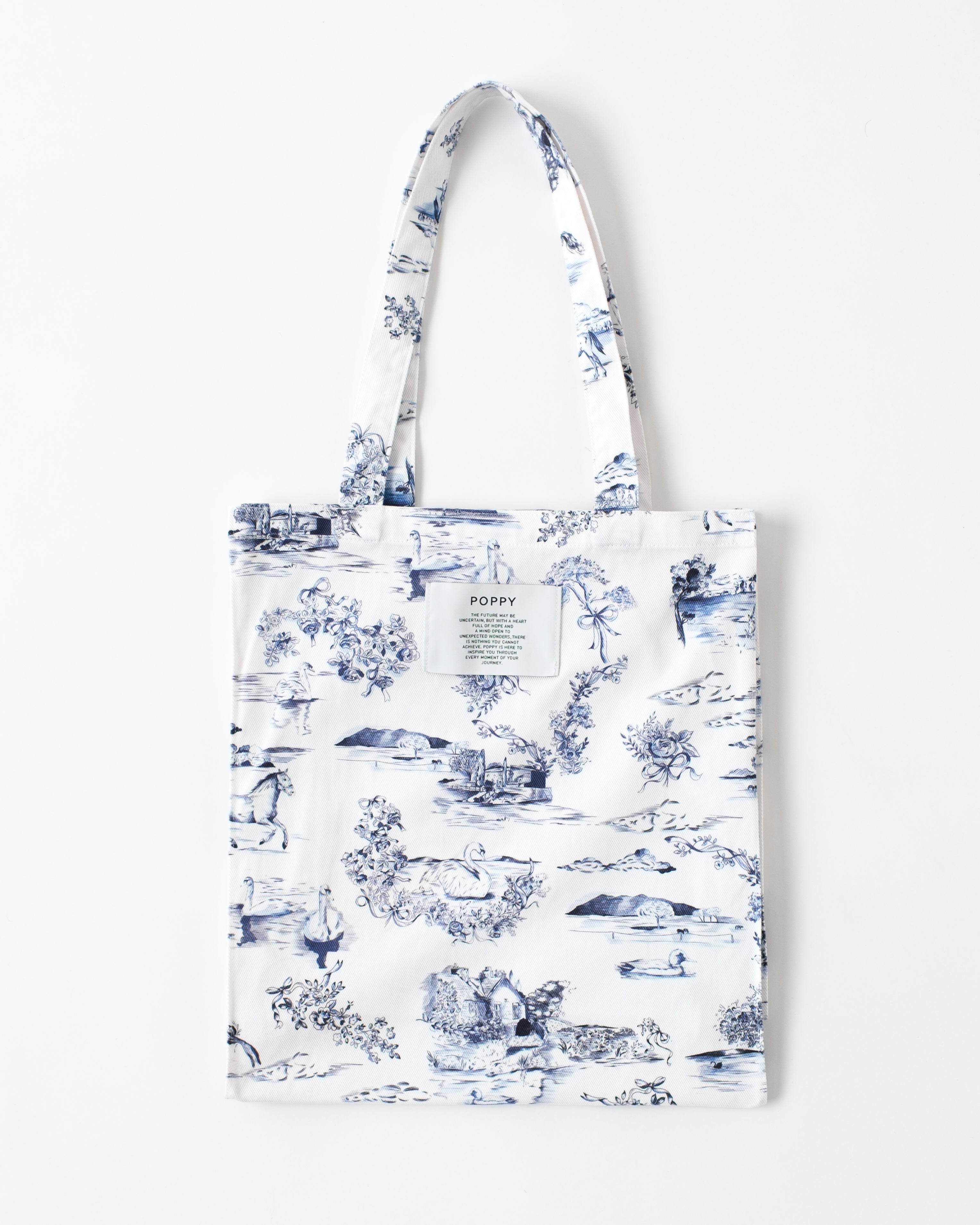 Toile de Jouy tote bag