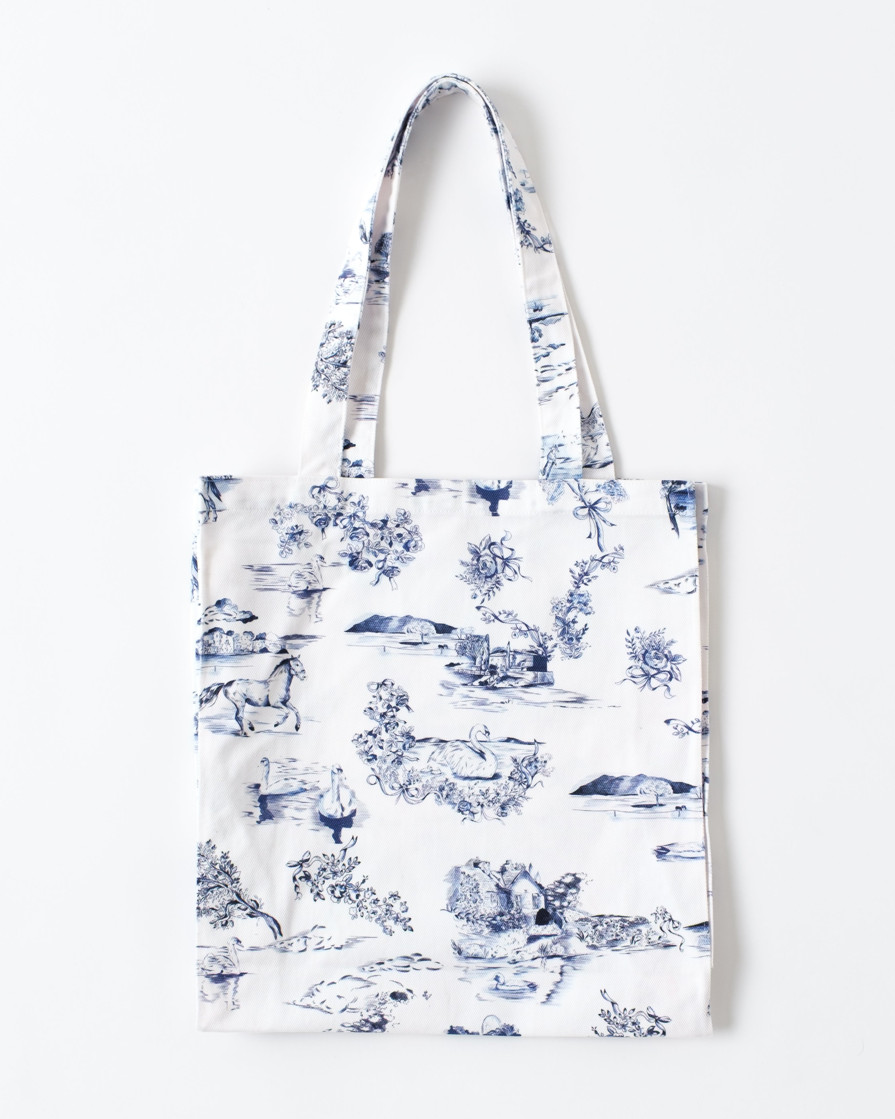 Toile de Jouy tote bag