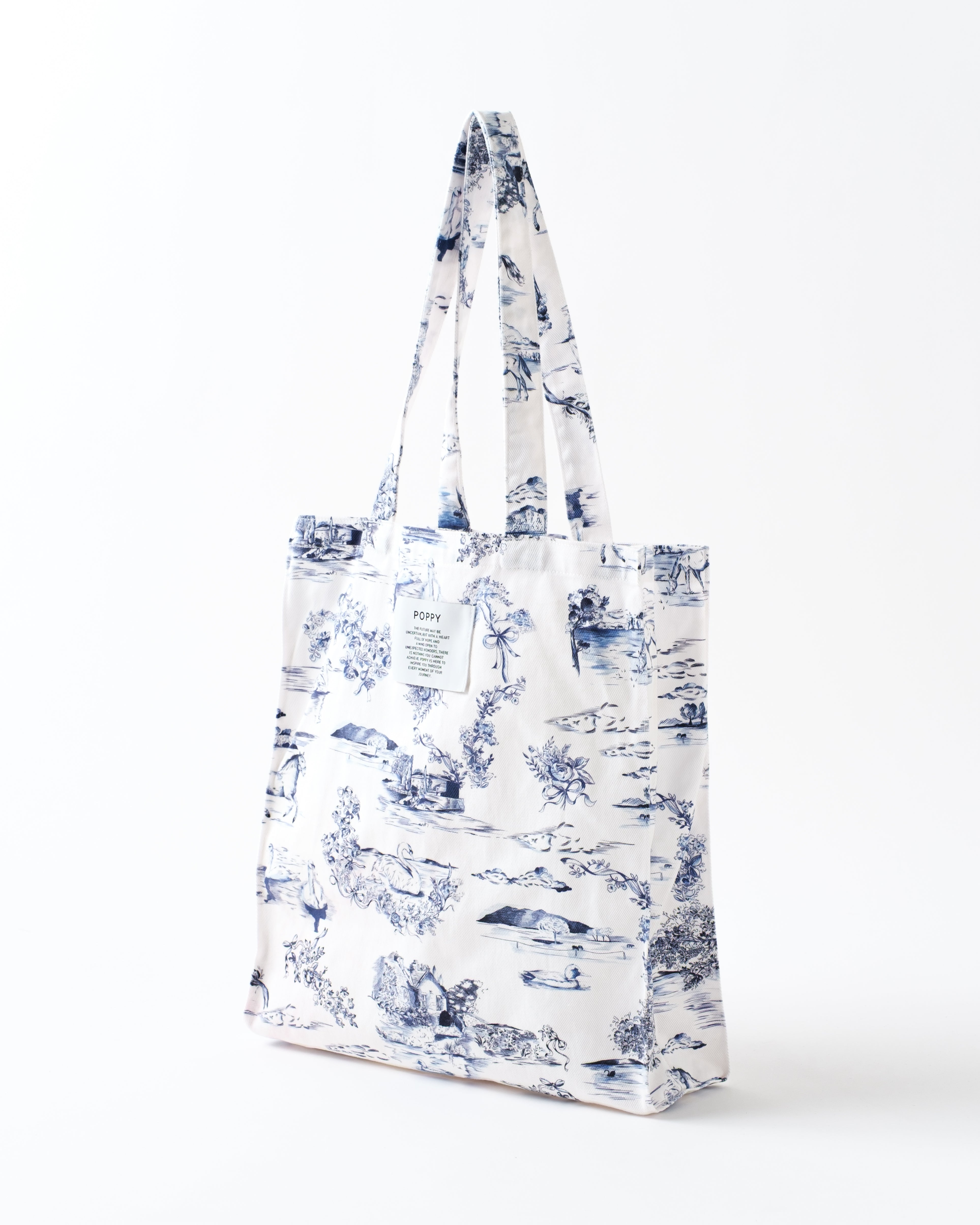 Toile de Jouy tote bag