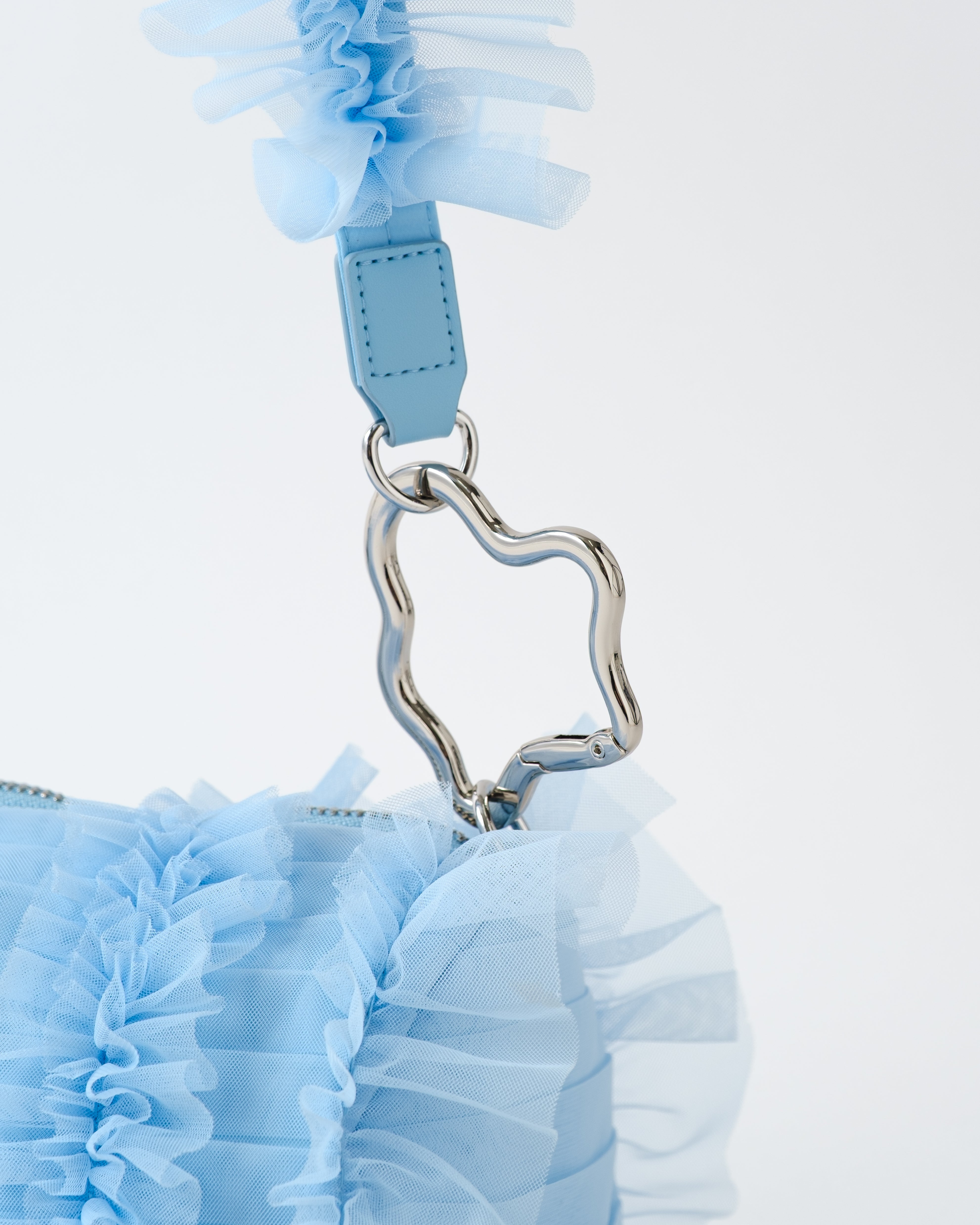 Tulle Frill Bag (blue)